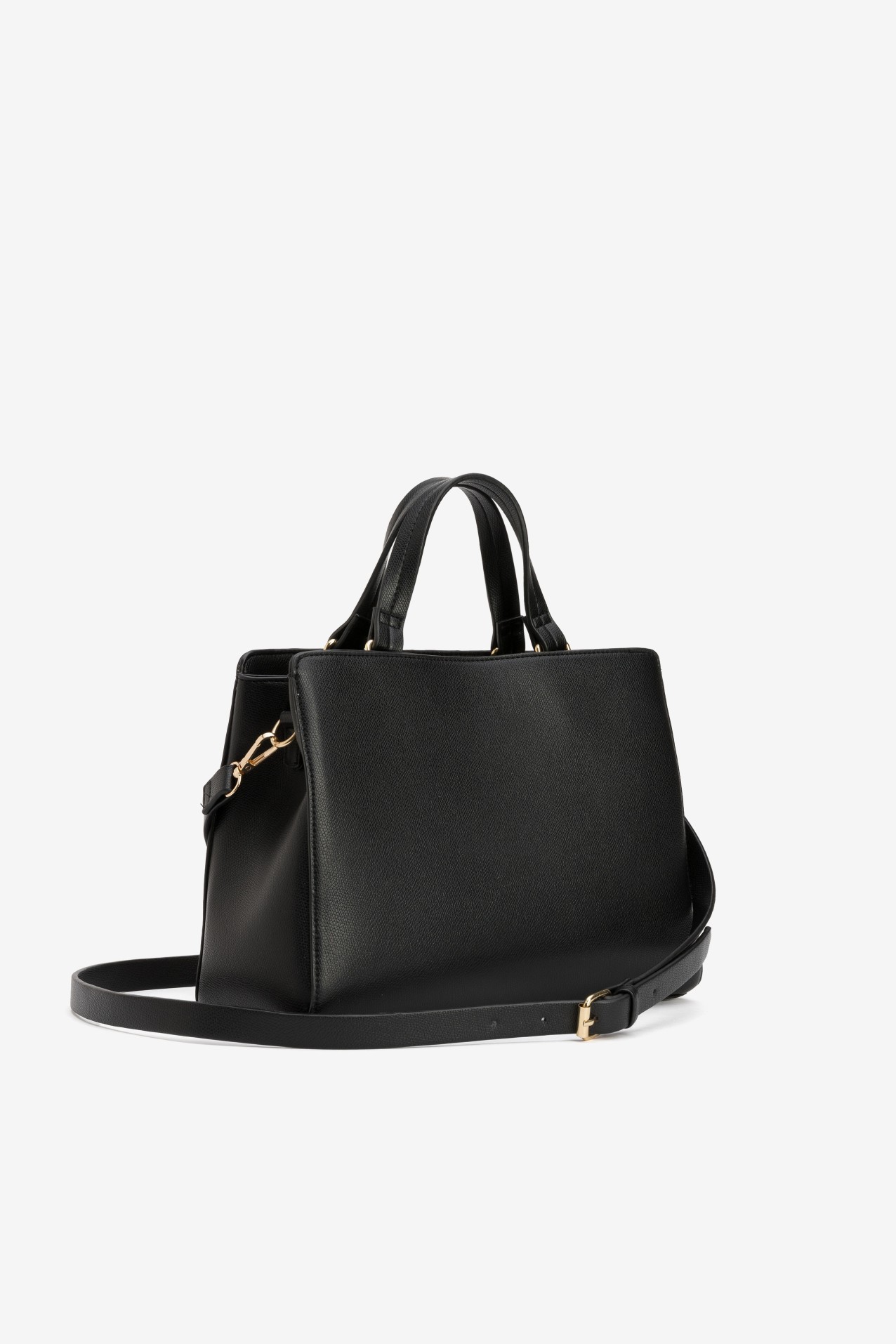 Black Handbag Gold Zipper