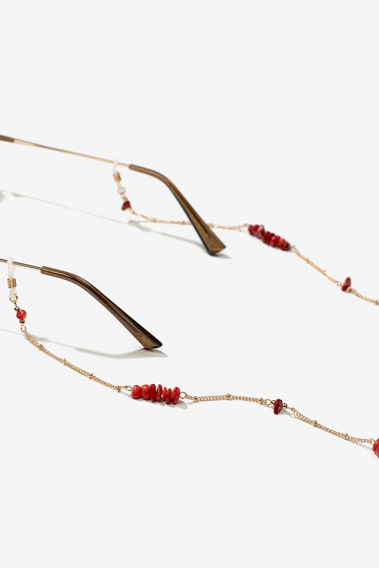 Red Glasses Chain Accessory