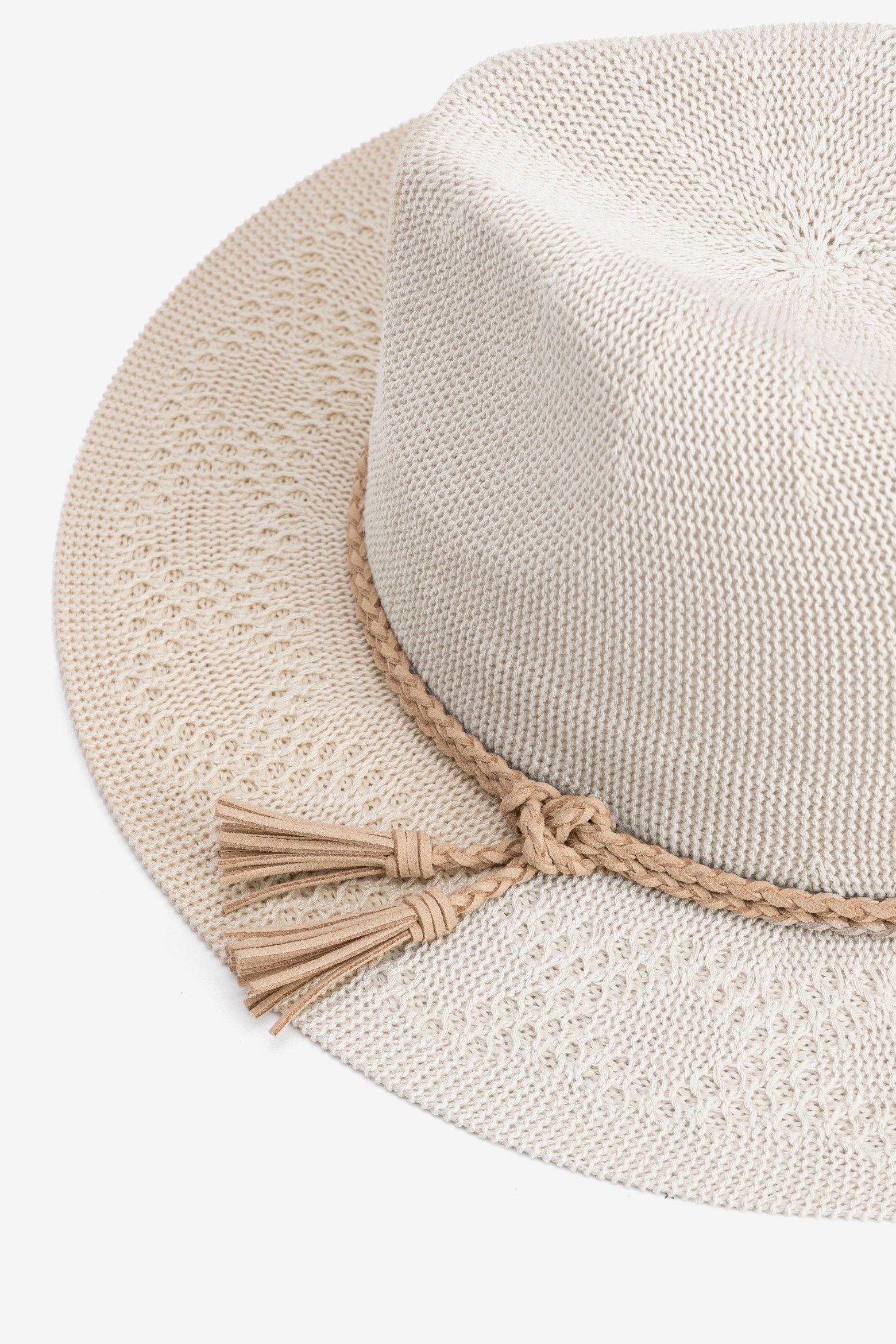 Natural Straw Wide-Brim Hat