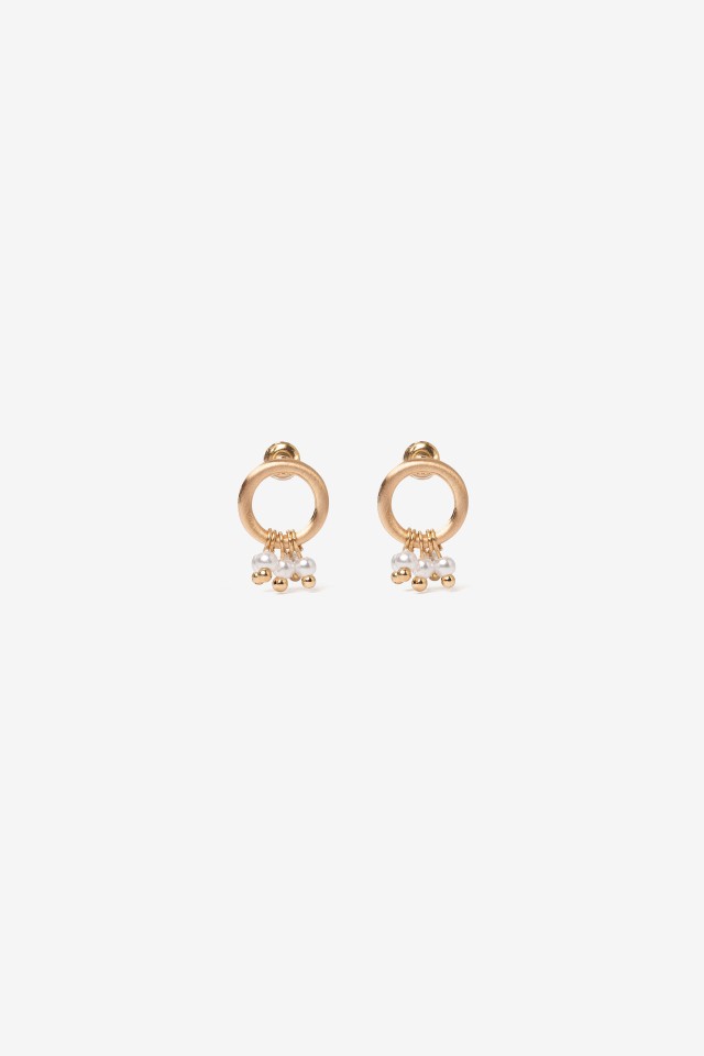 Brincos argola dourados minimalistas