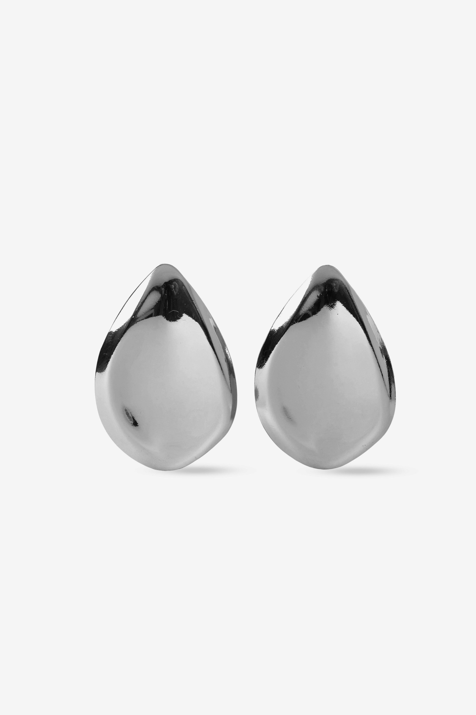 Chunky Silver Drop Earrings