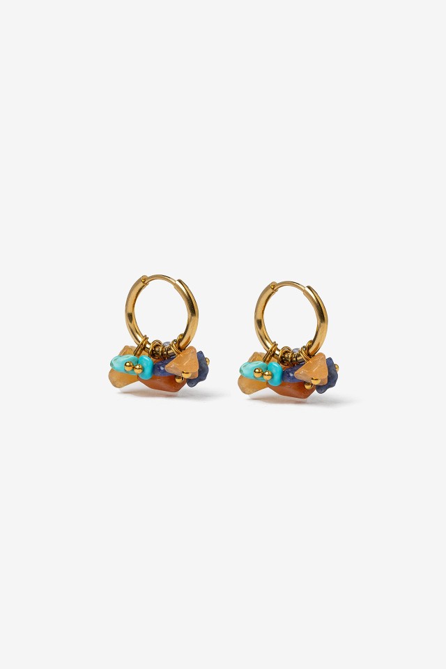 Chunky Boho Earrings Gold