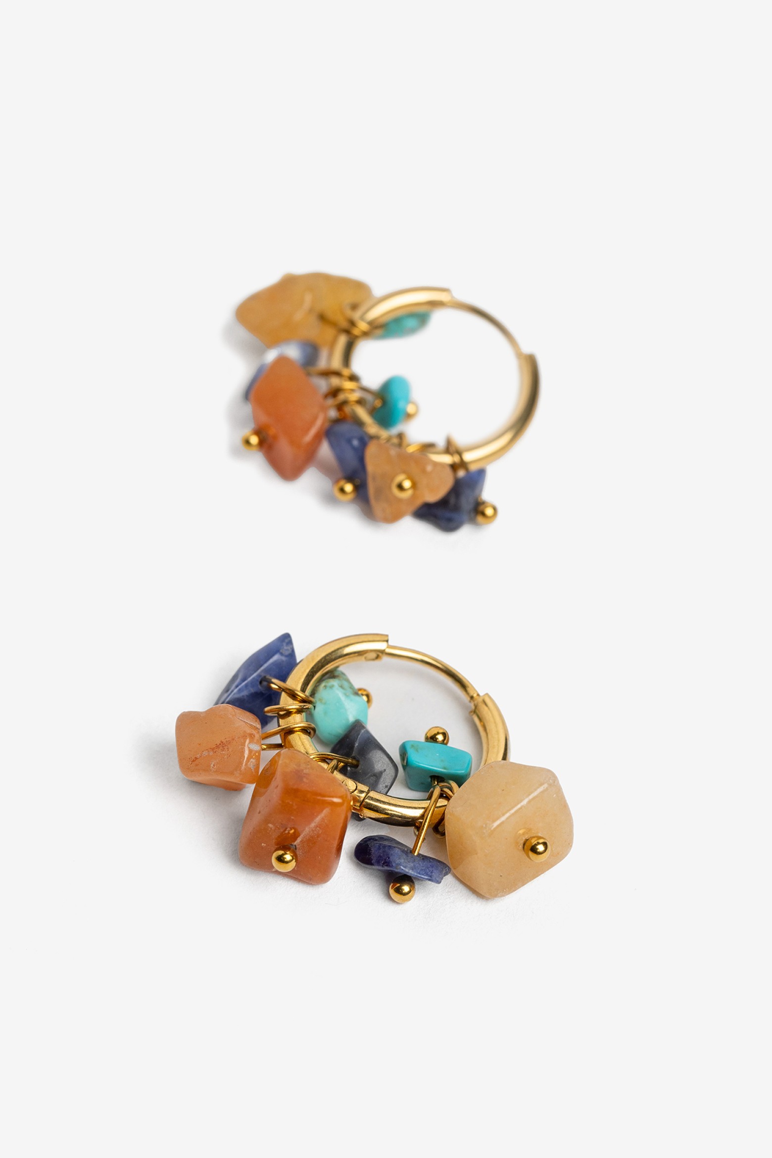 Chunky Boho Earrings Gold