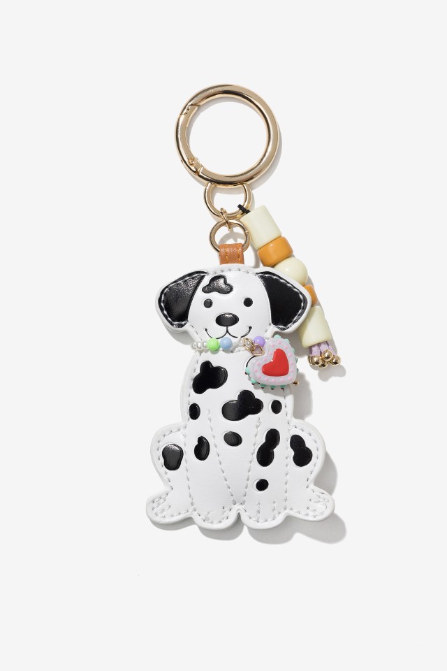 Dalmatian Coin Purse Keychain