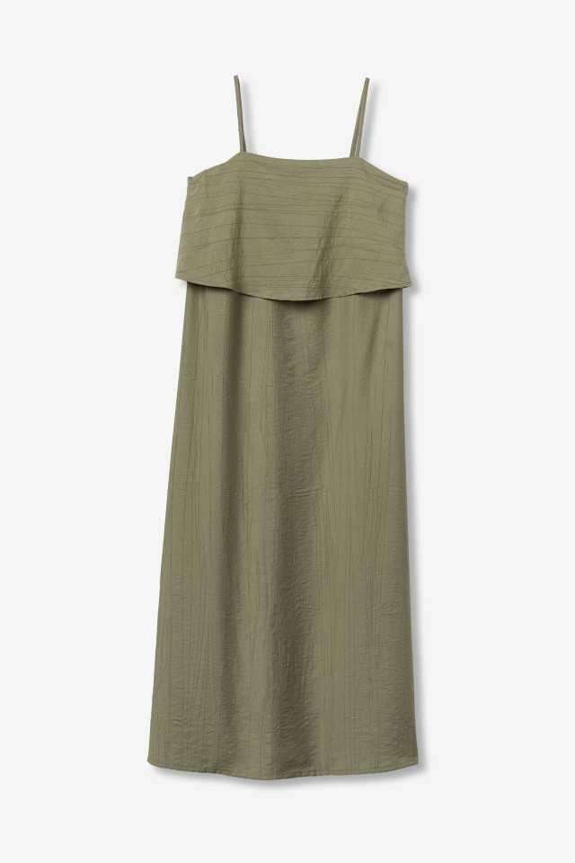 Green Slim Strap Dress Green Slim Strap Dress