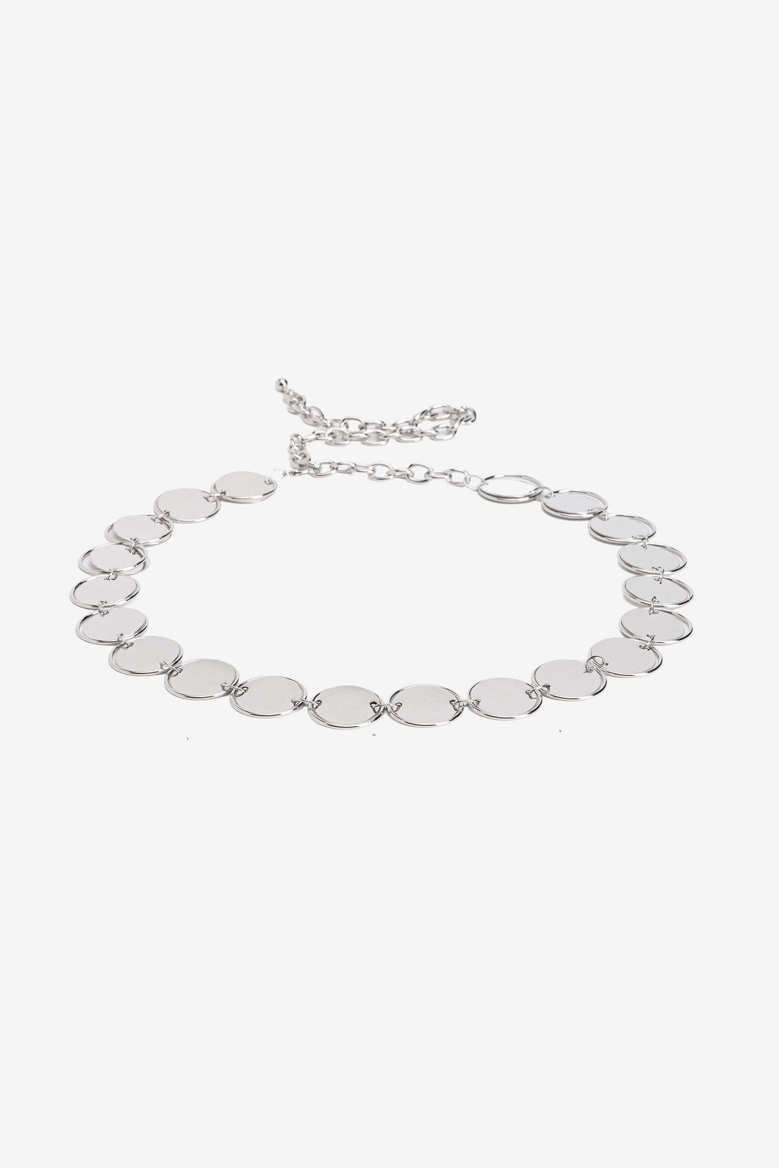 Silver Chain Belt Minimal