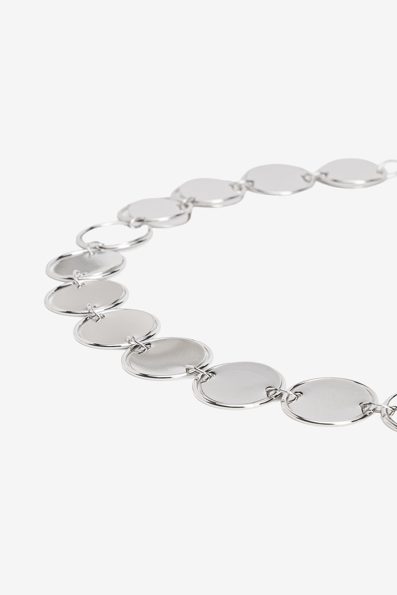 Silver Chain Belt Minimal