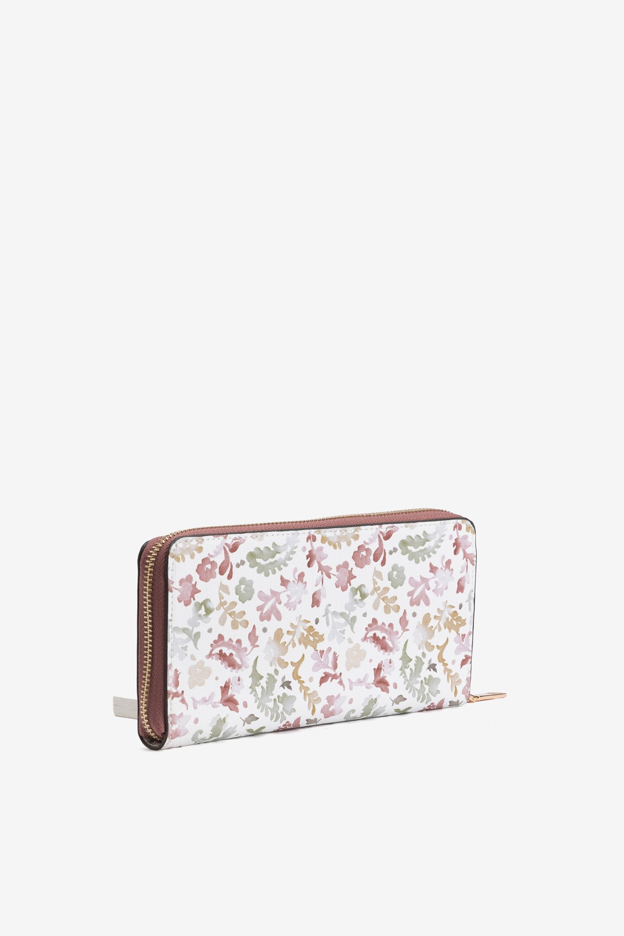 Porta Moedas floral rosa