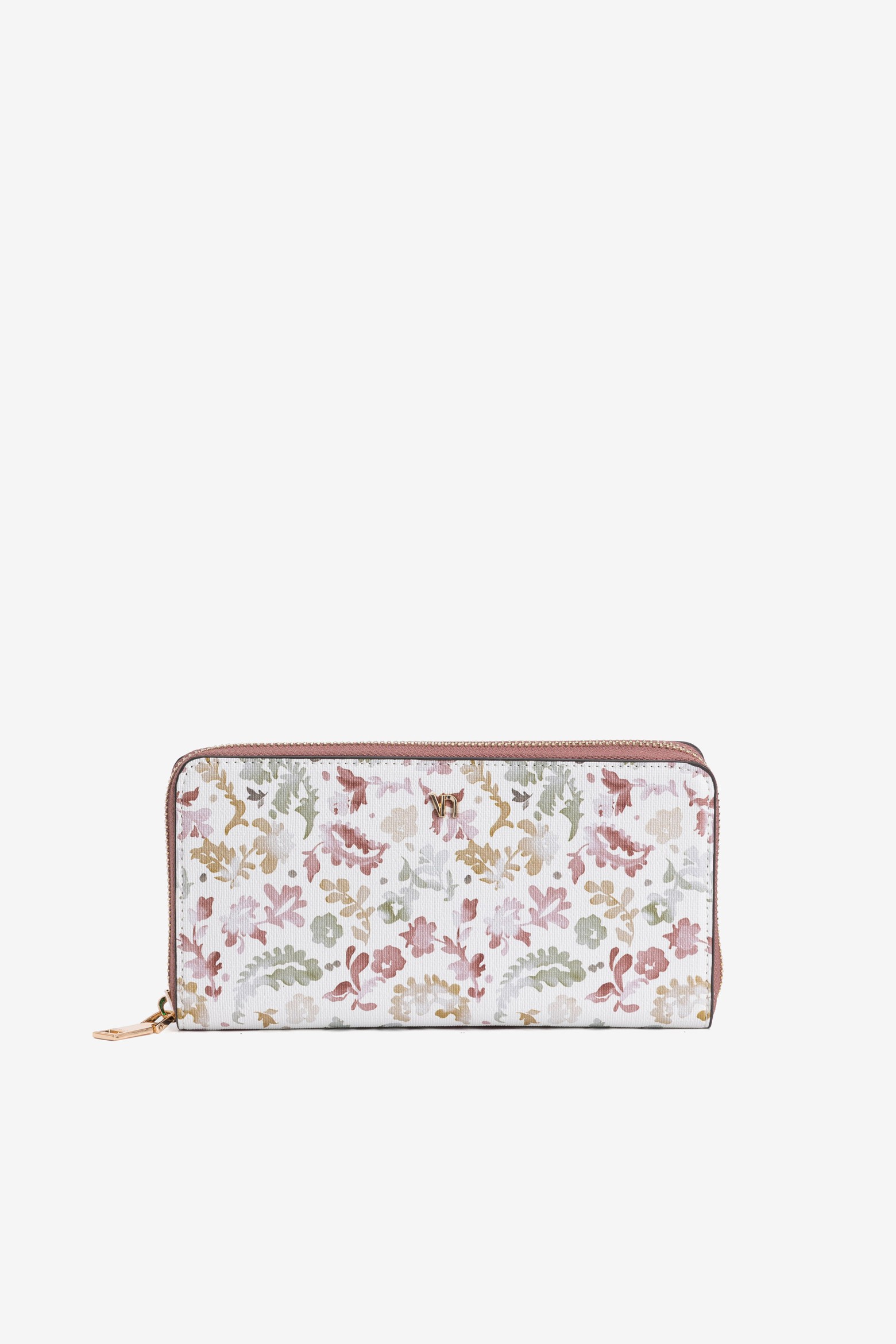 Porta Moedas floral rosa