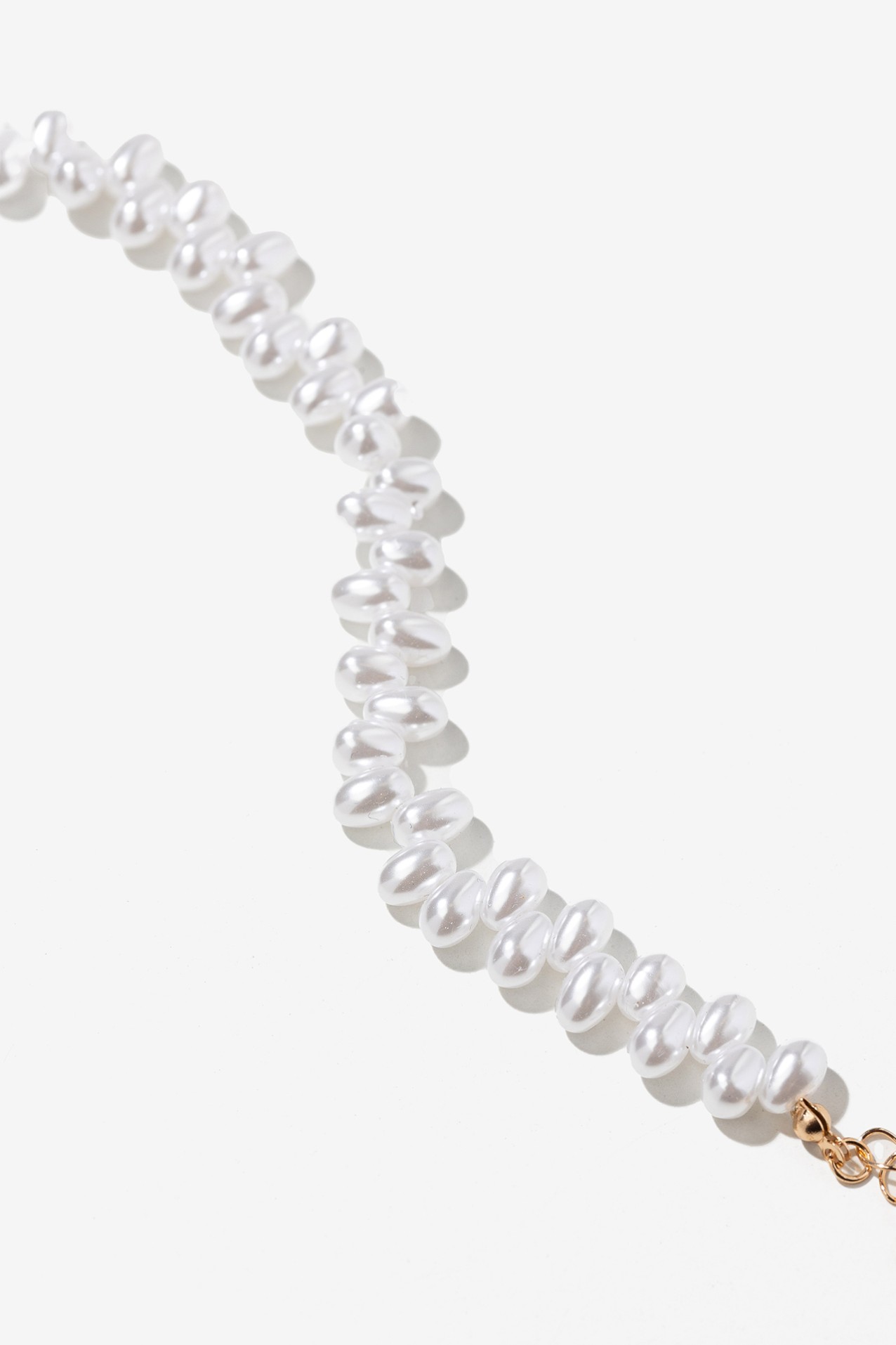 White Beaded Bracelet