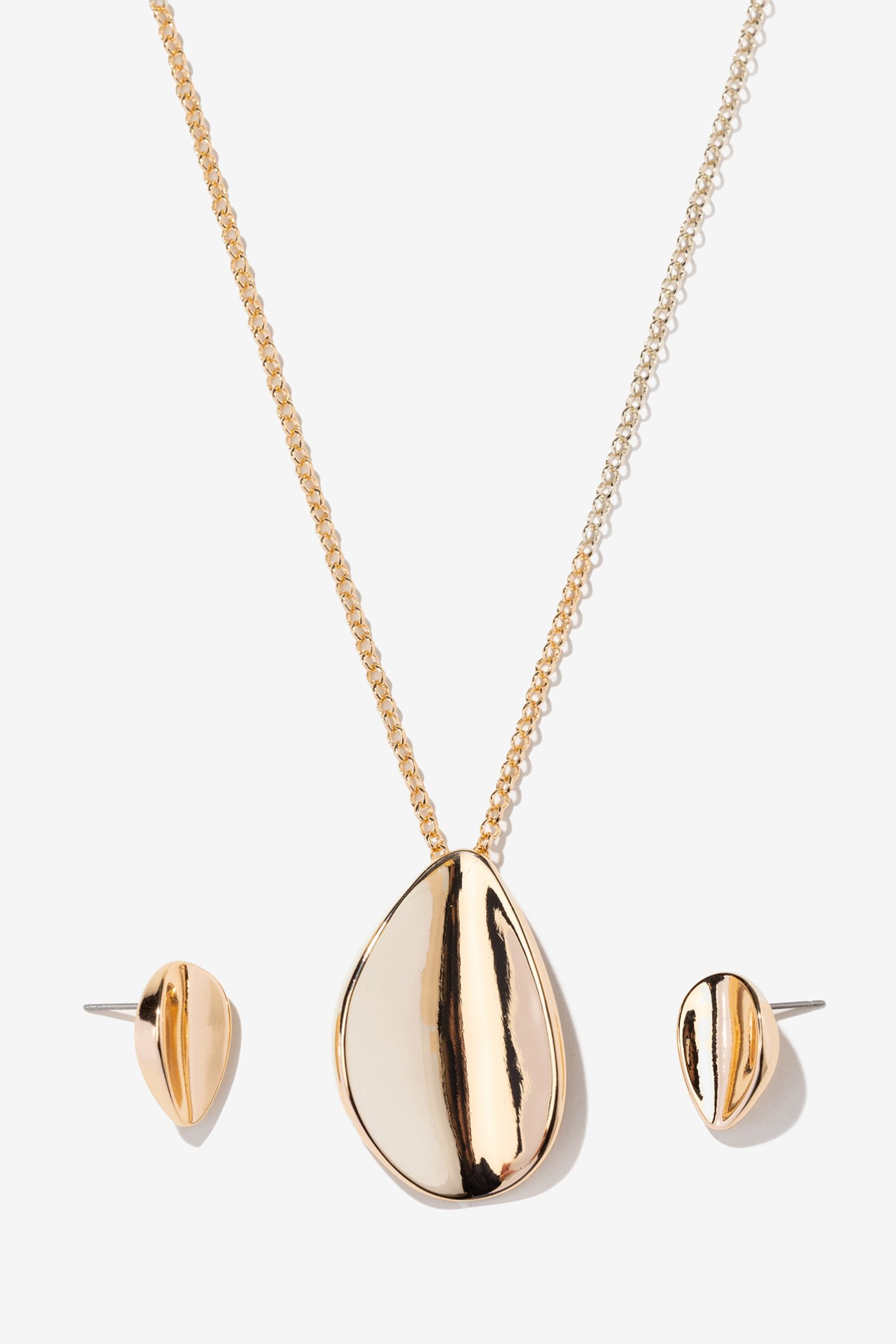 Gold-Tone Minimalist Jewelry Set