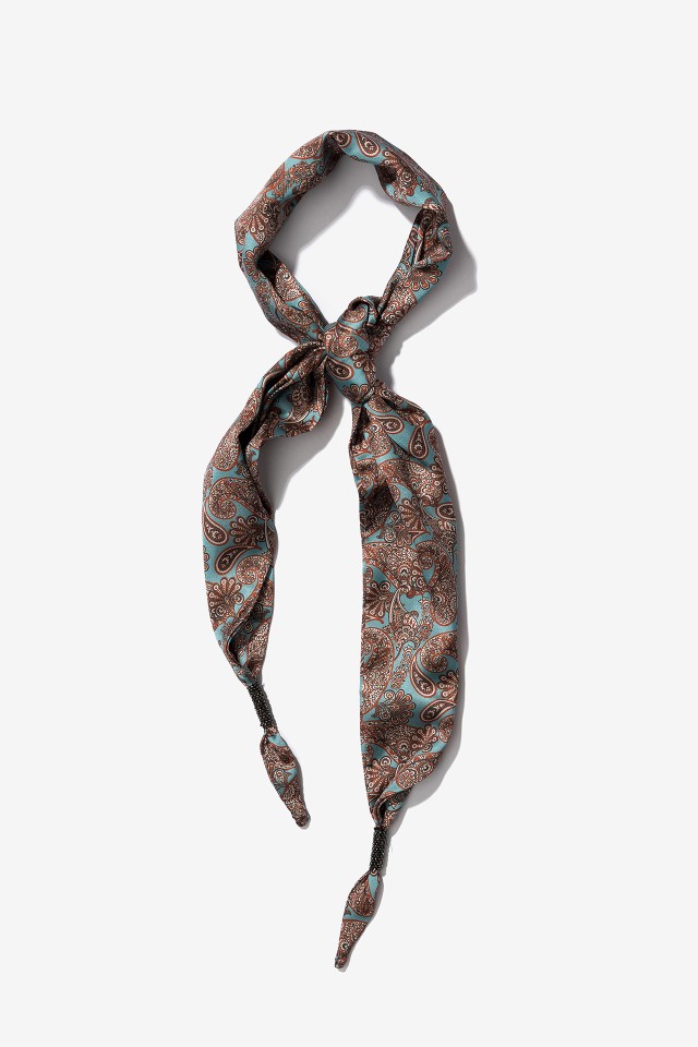 Skinny Paisley Pattern Bandana