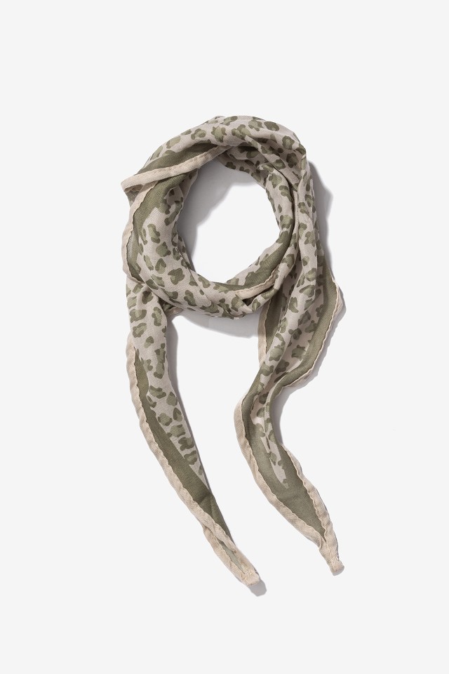 Light Animal Print Bandana