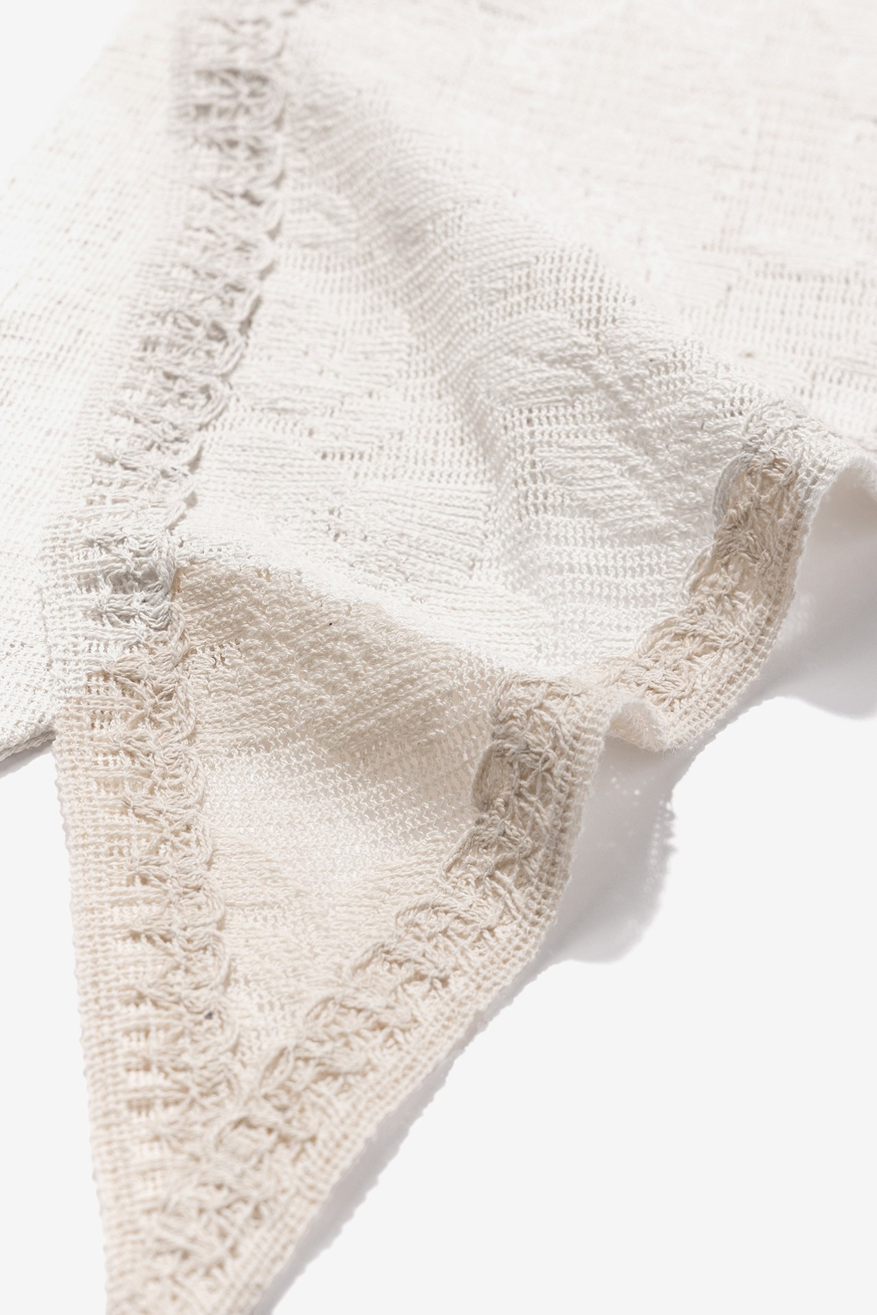Off-white Floral Lace Bandana