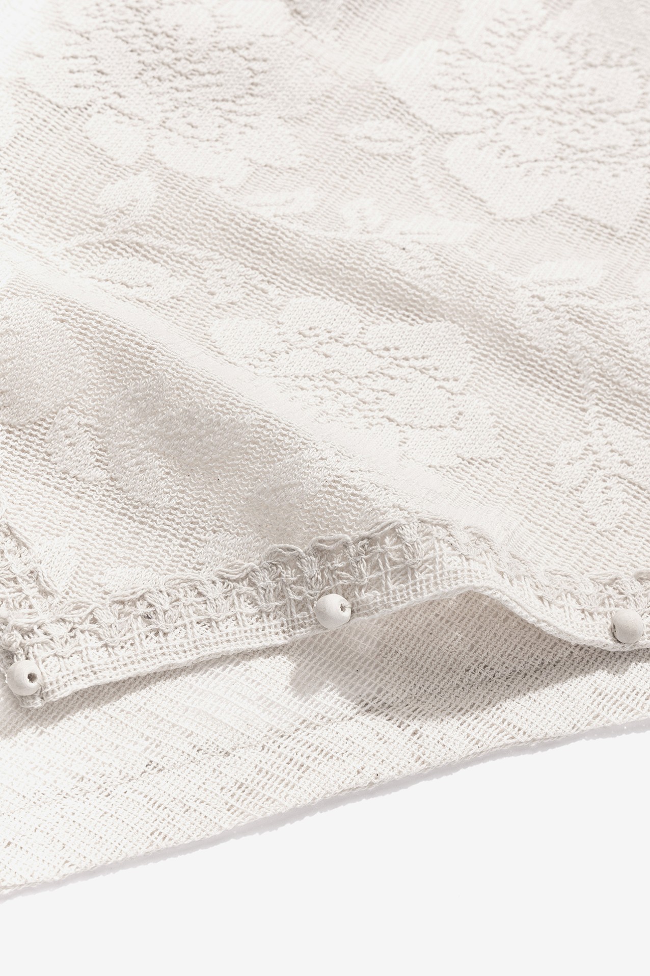 Off-white Floral Lace Bandana