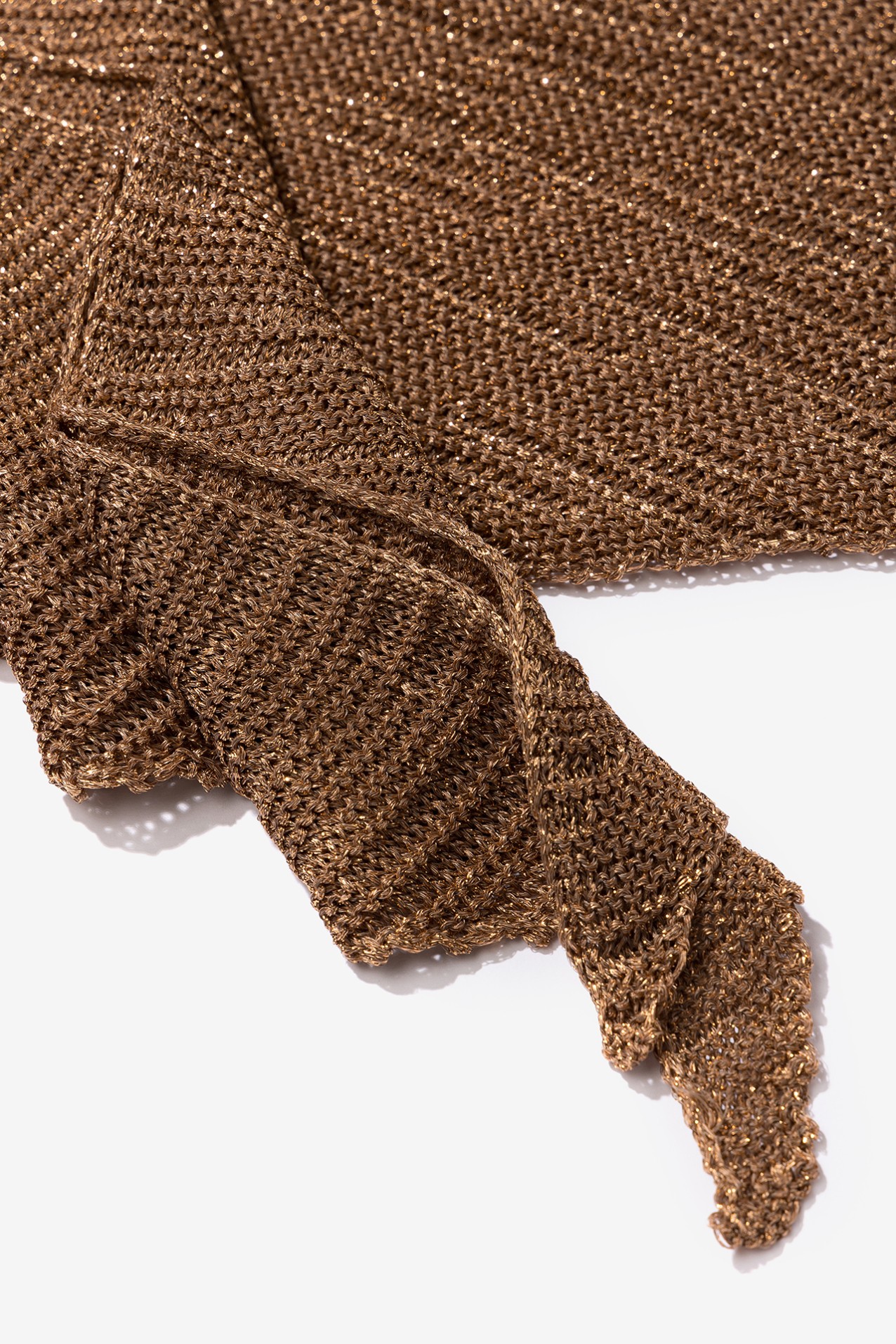 Len�o triangular boho camel