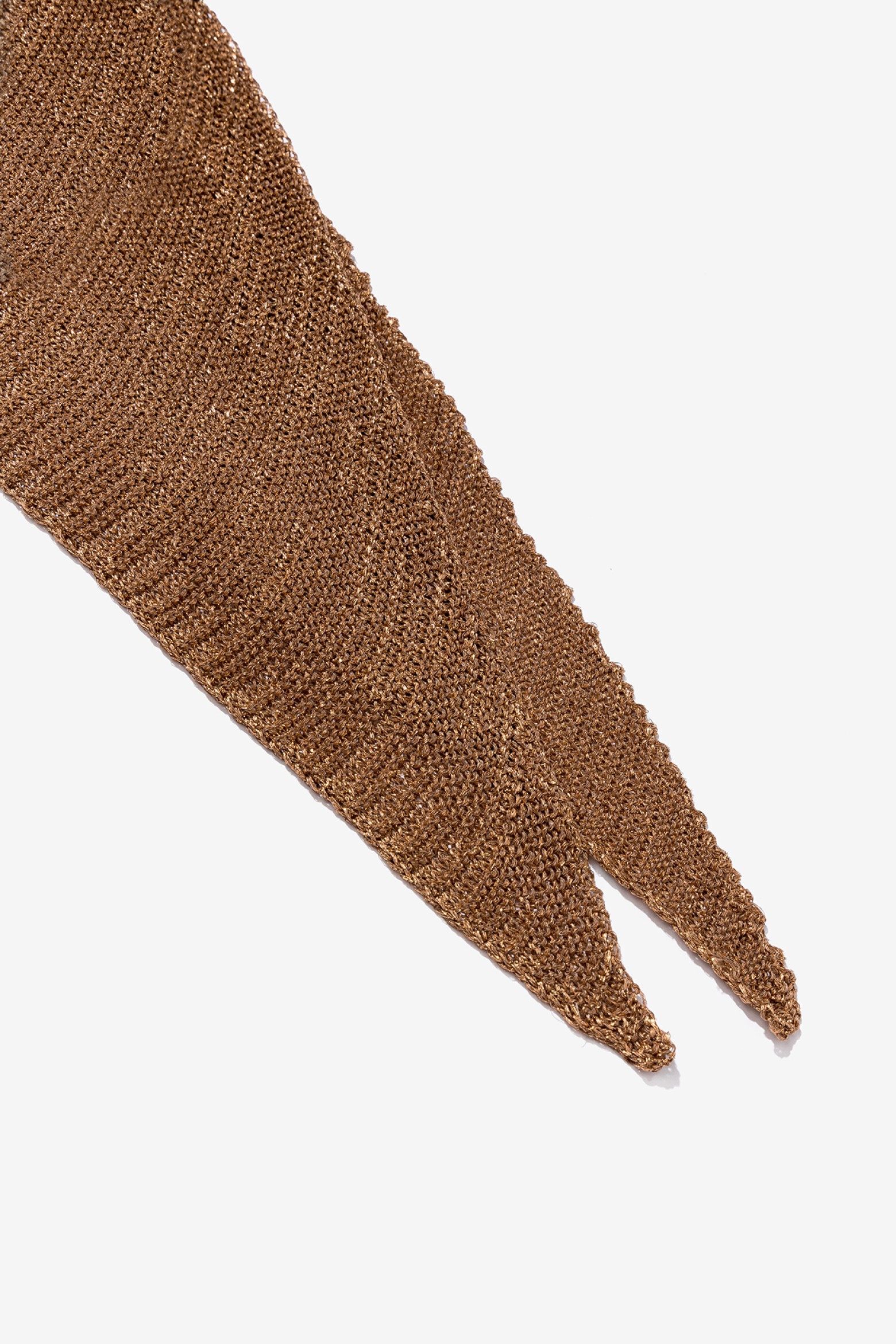 Len�o triangular boho camel