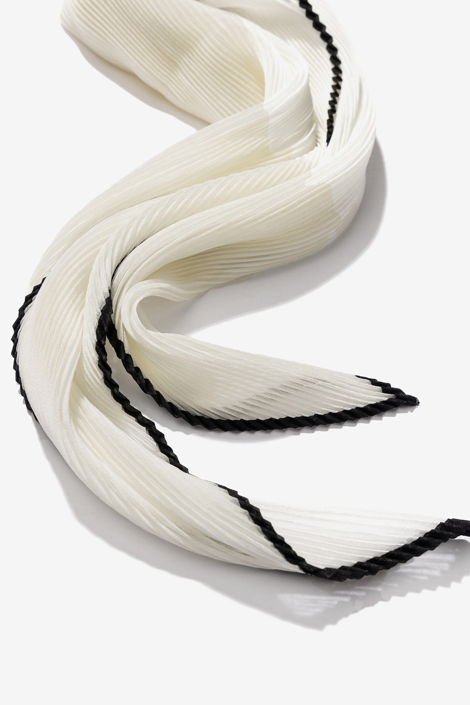 Beige Skinny Bandana Scarf