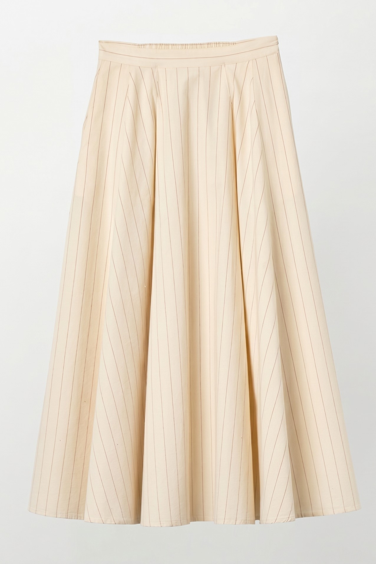 Beige Regular Fit Skirt