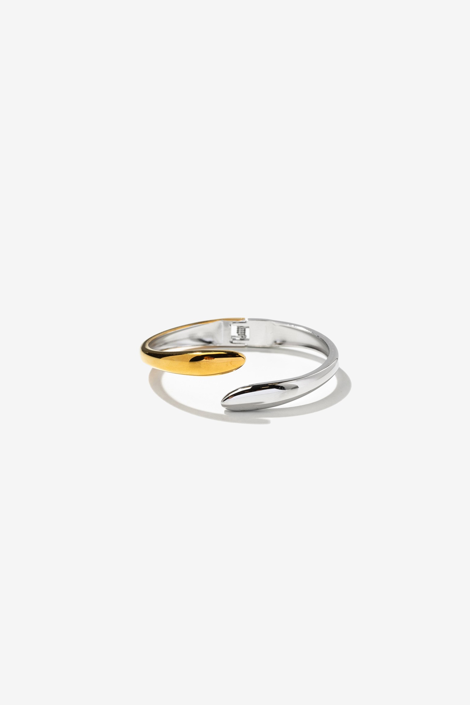Open Gold and Silver Bracelet
