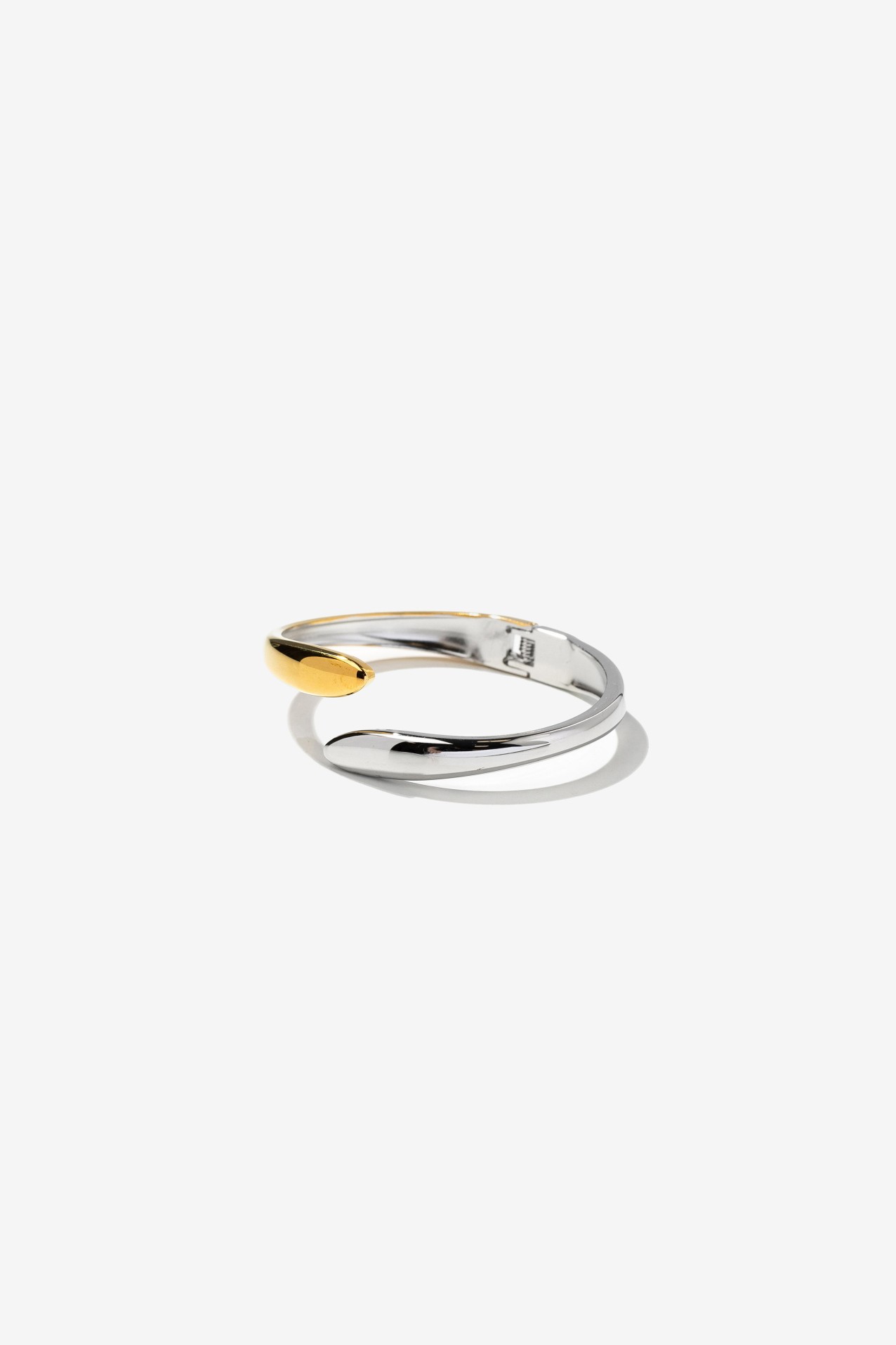 Open Gold and Silver Bracelet