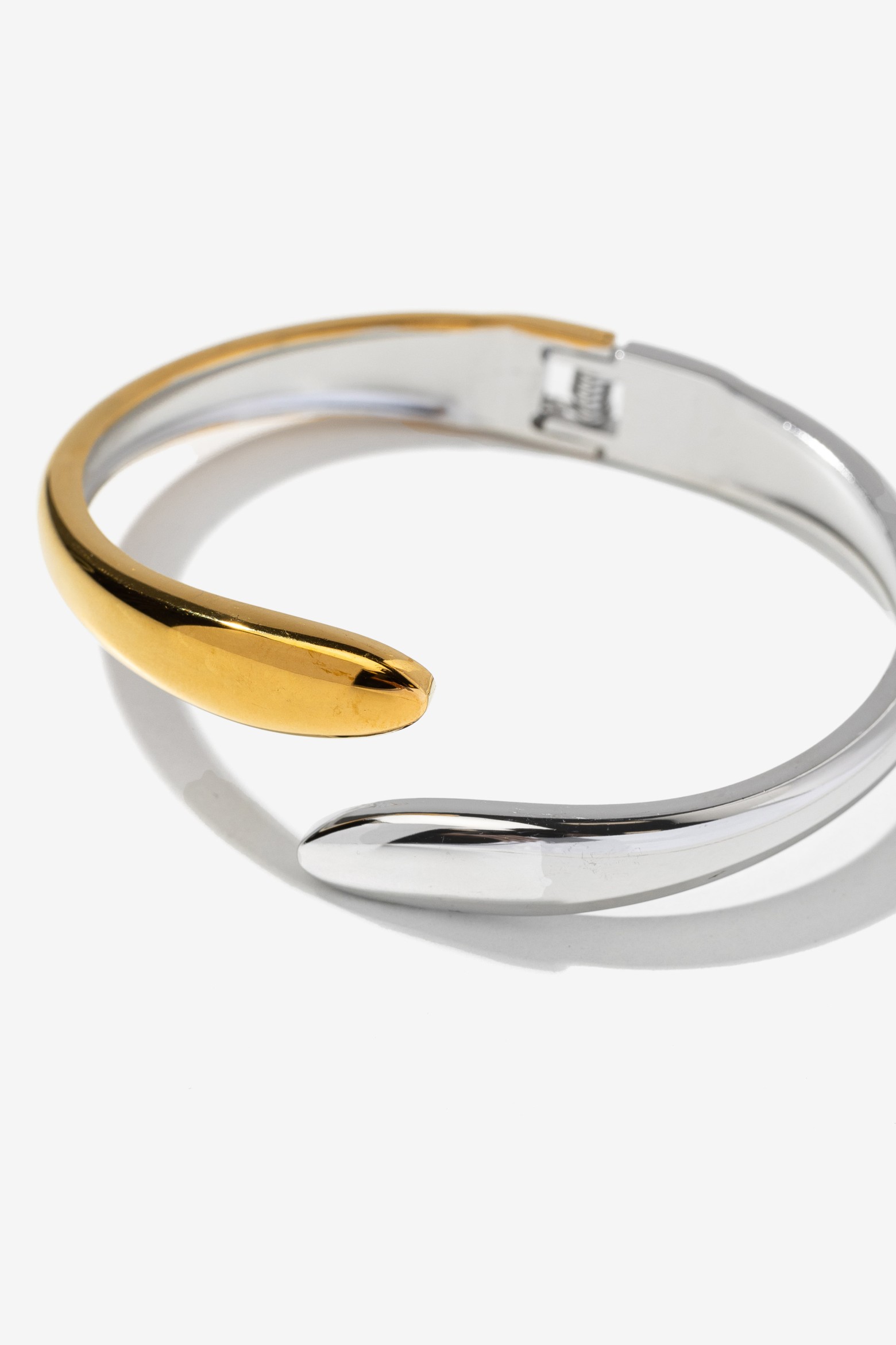 Open Gold and Silver Bracelet