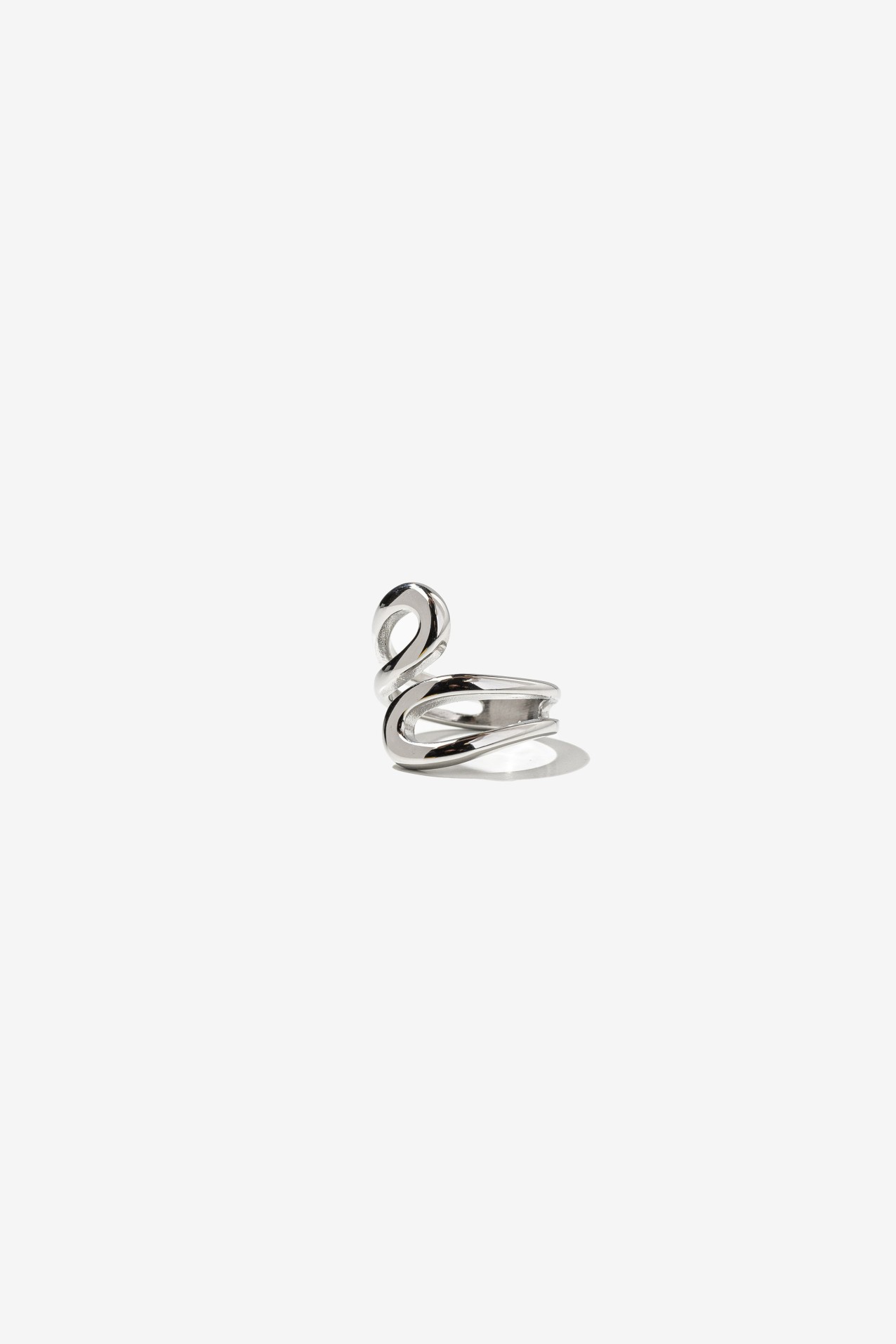Chunky Silver-Tone Ring