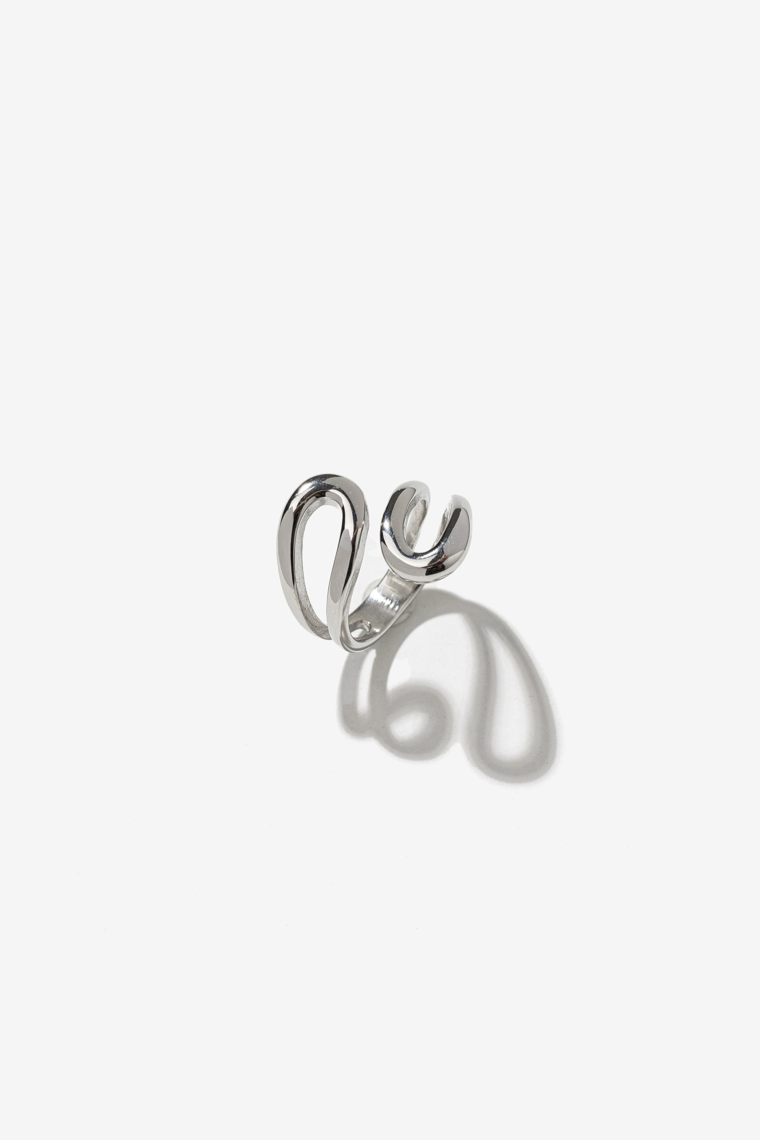 Chunky Silver-Tone Ring
