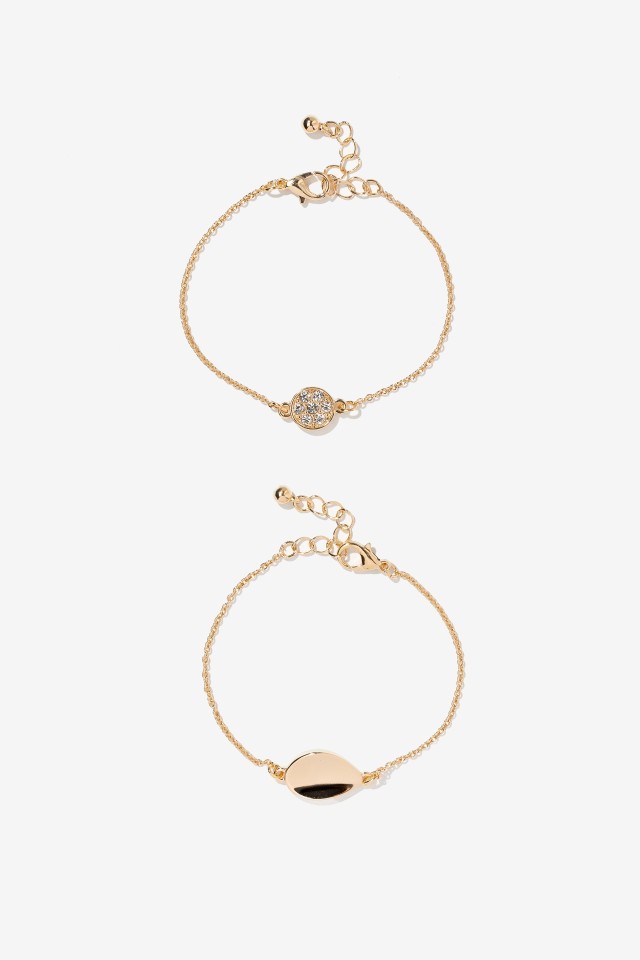 Gold Bracelet Set