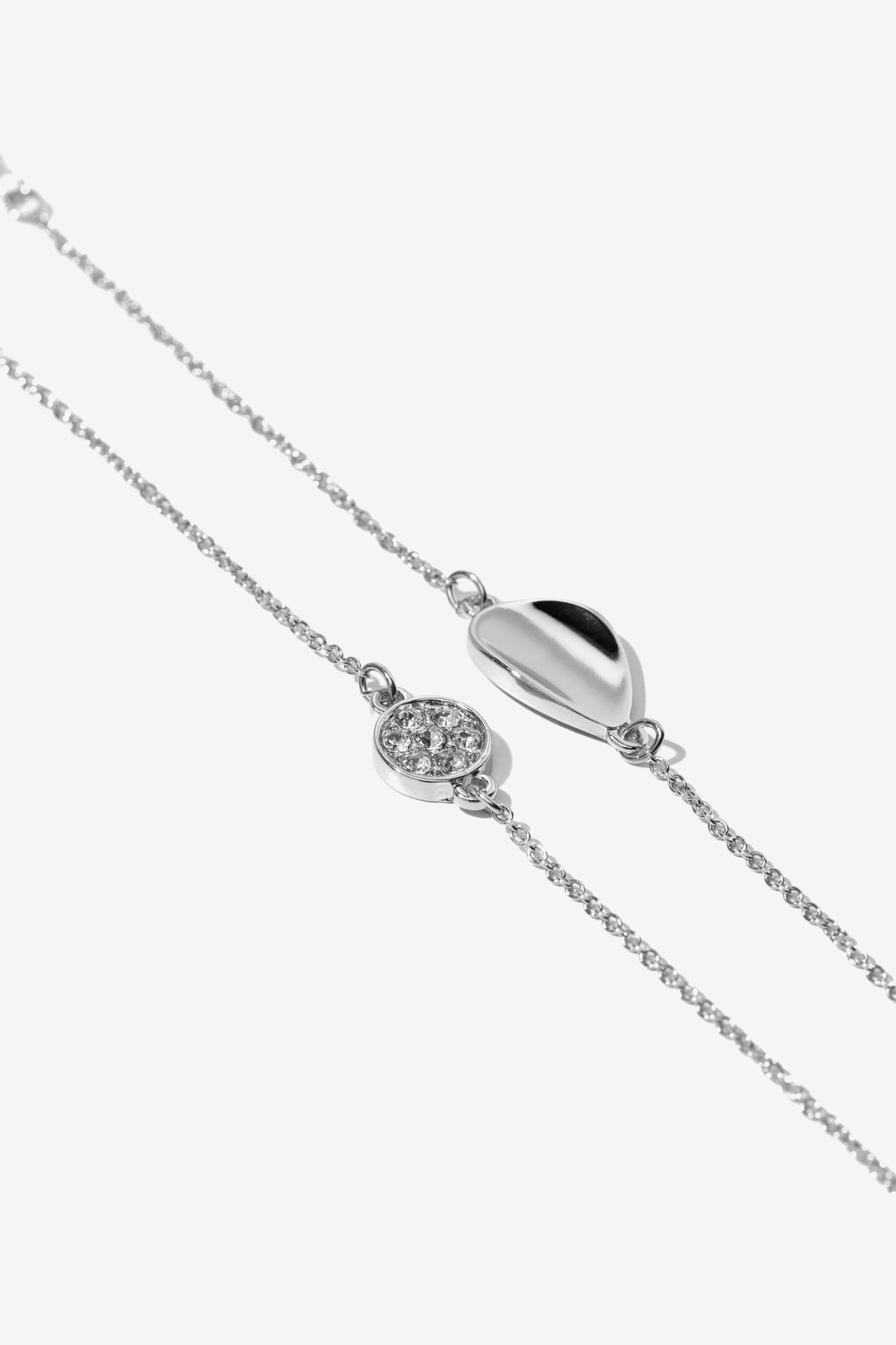 Silver Tone Bracelet Duo