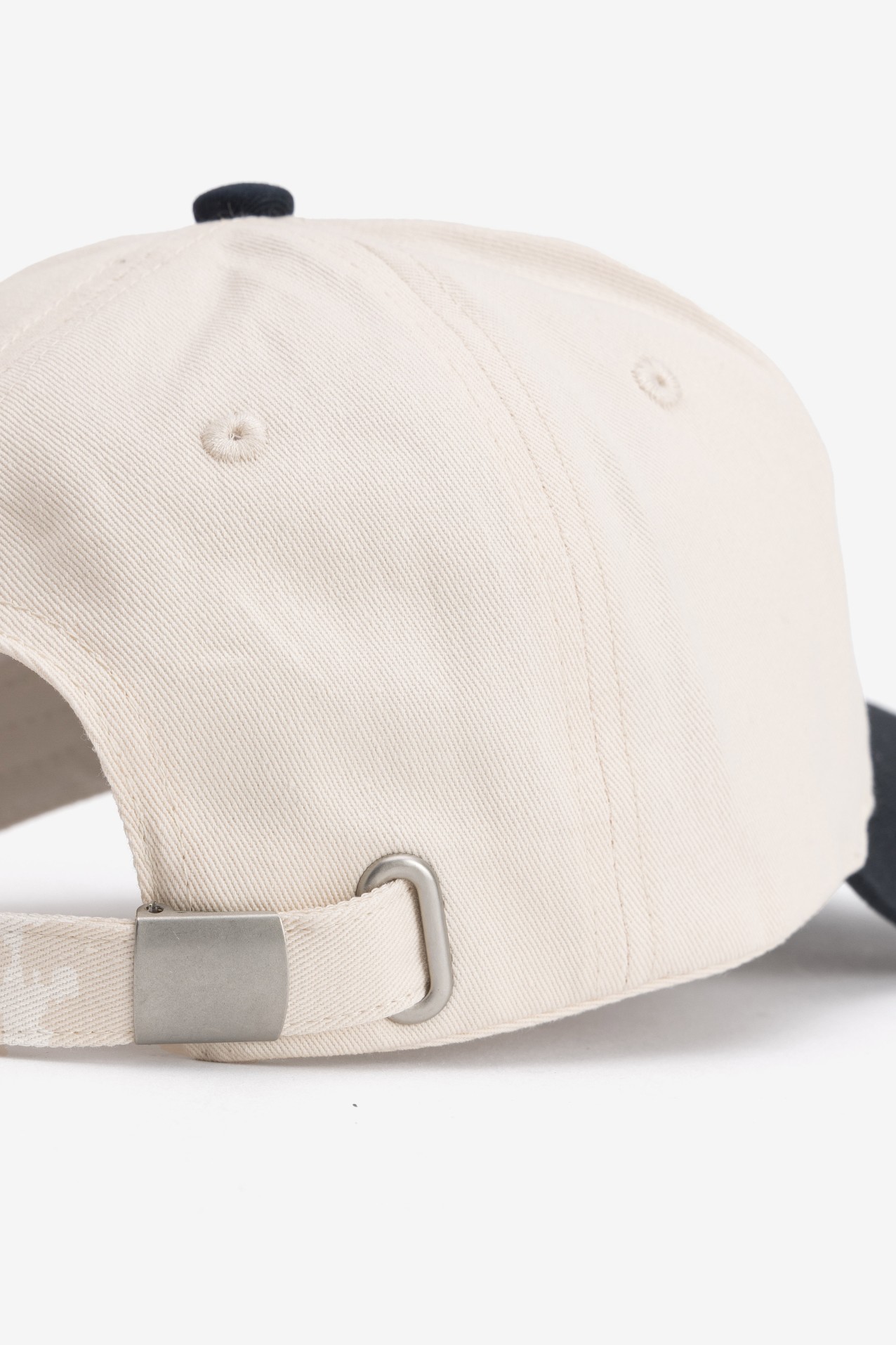 Beige Cap Blue Visor