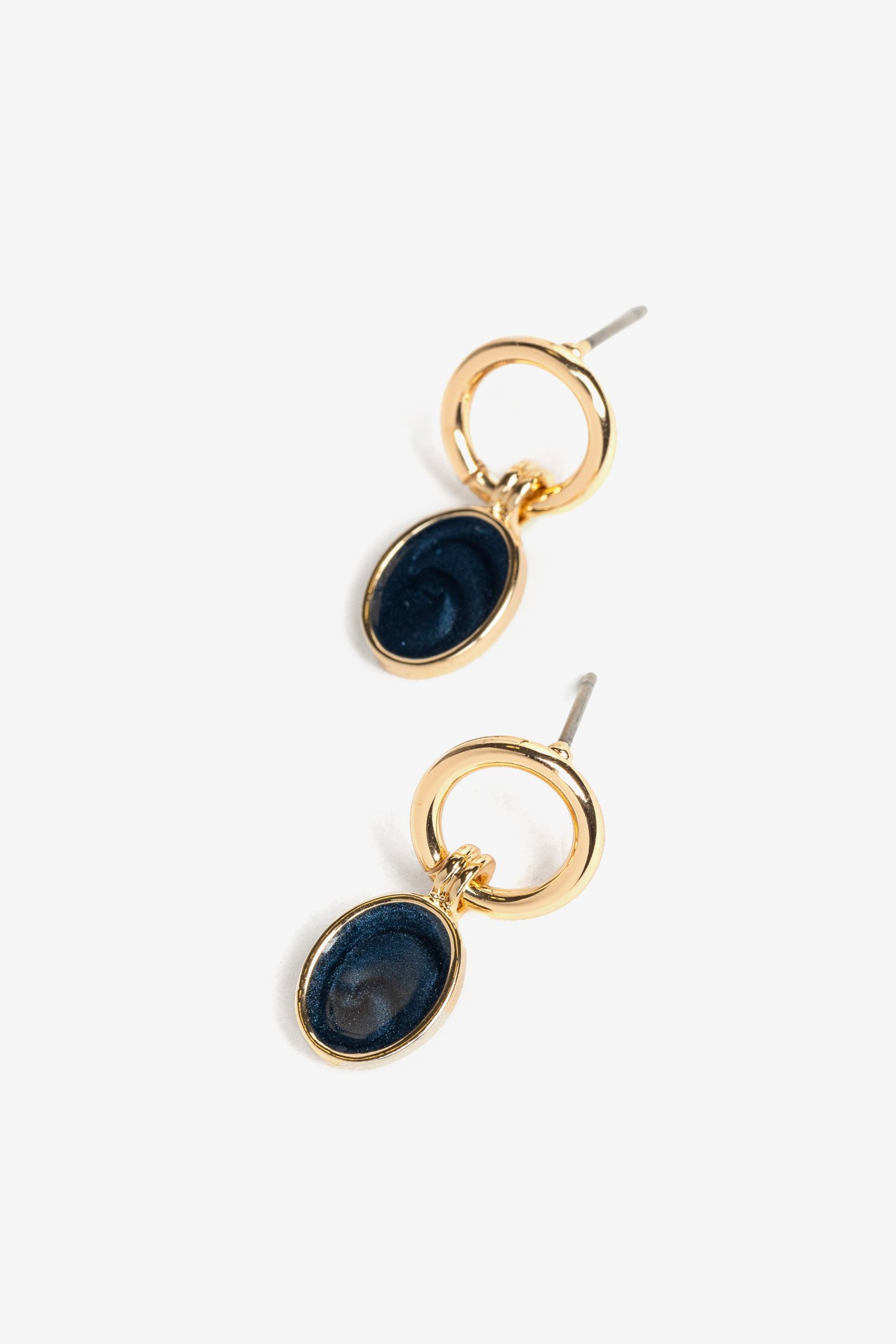 Gold chunky earrings
