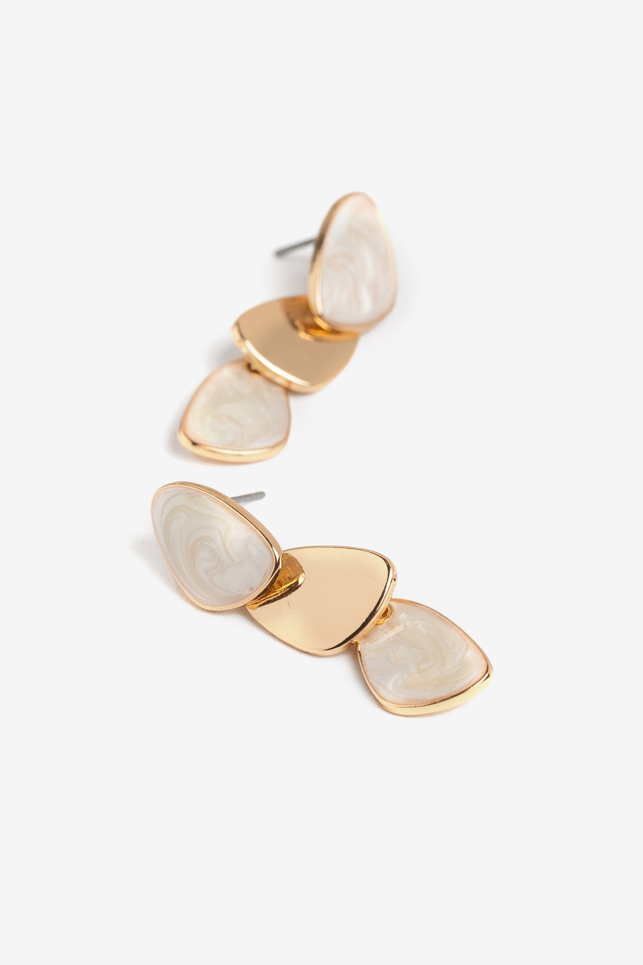 Gold Geometric Statement Earrings