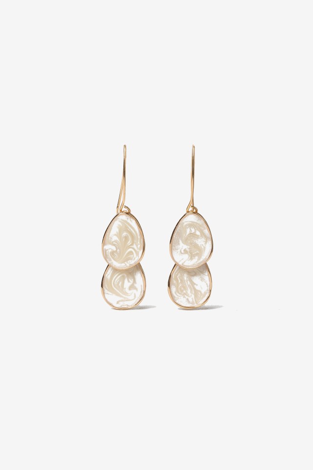 Gold Double Statement Earrings