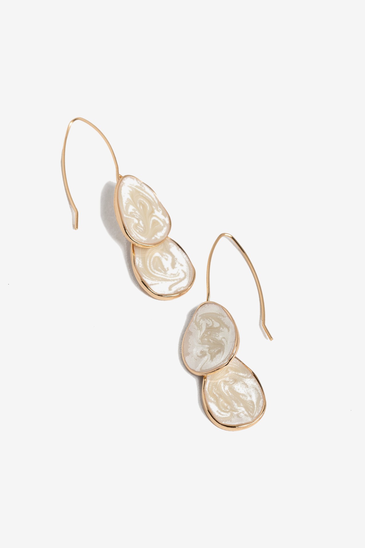 Gold Double Statement Earrings