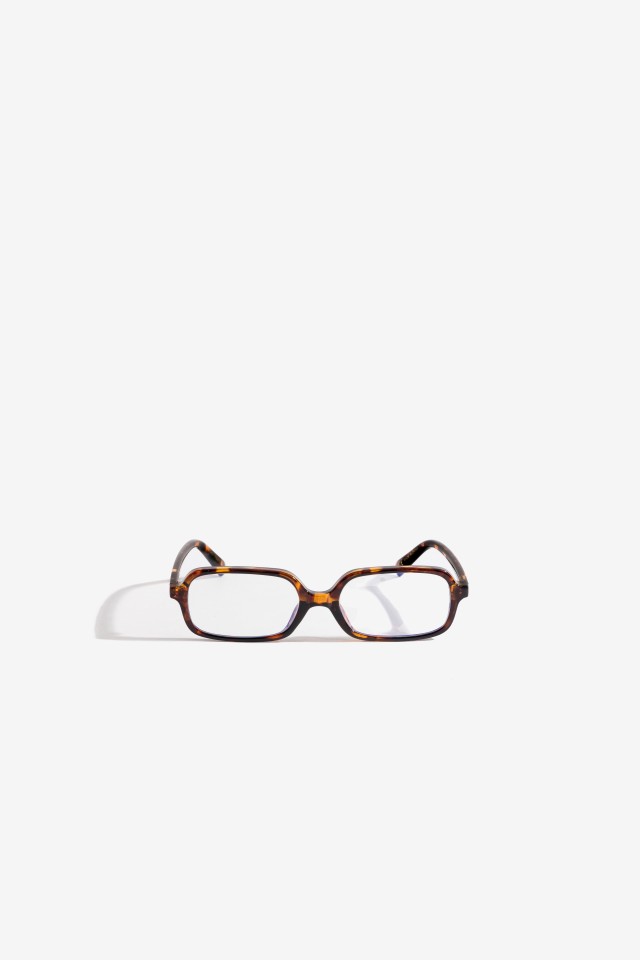 Tortoiseshell Rectangular Glasses