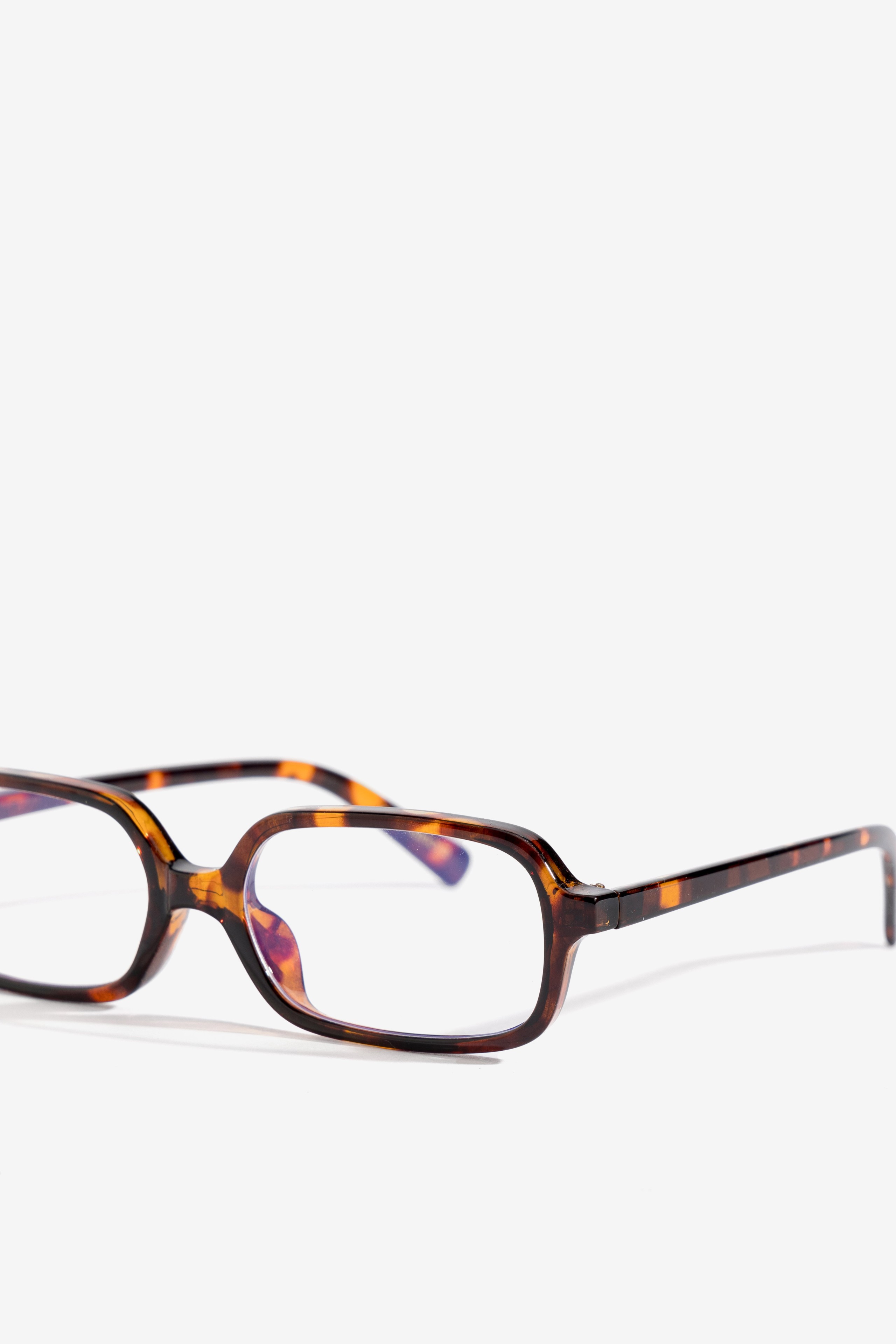 Tortoiseshell Rectangular Glasses