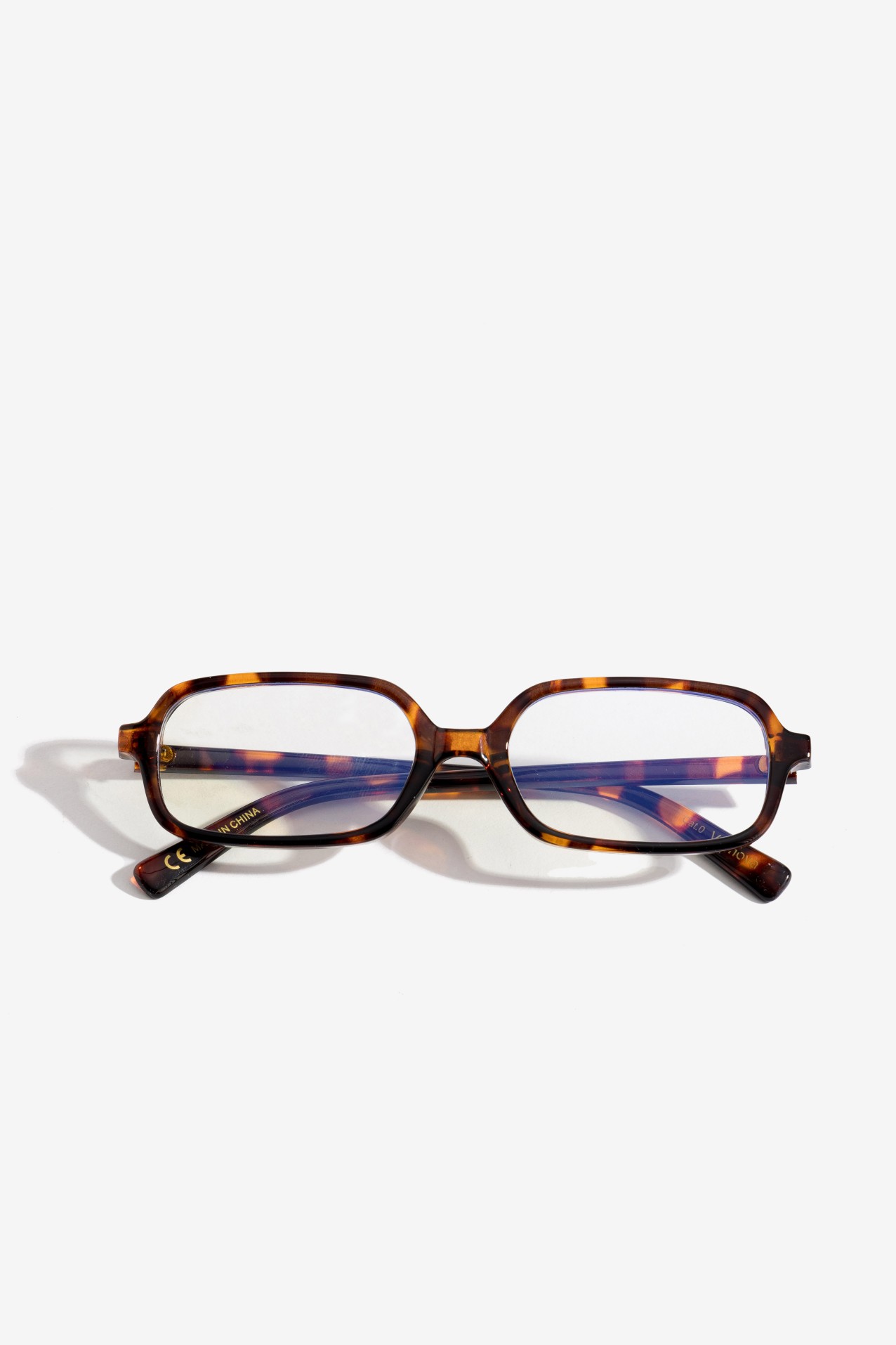 Tortoiseshell Rectangular Glasses
