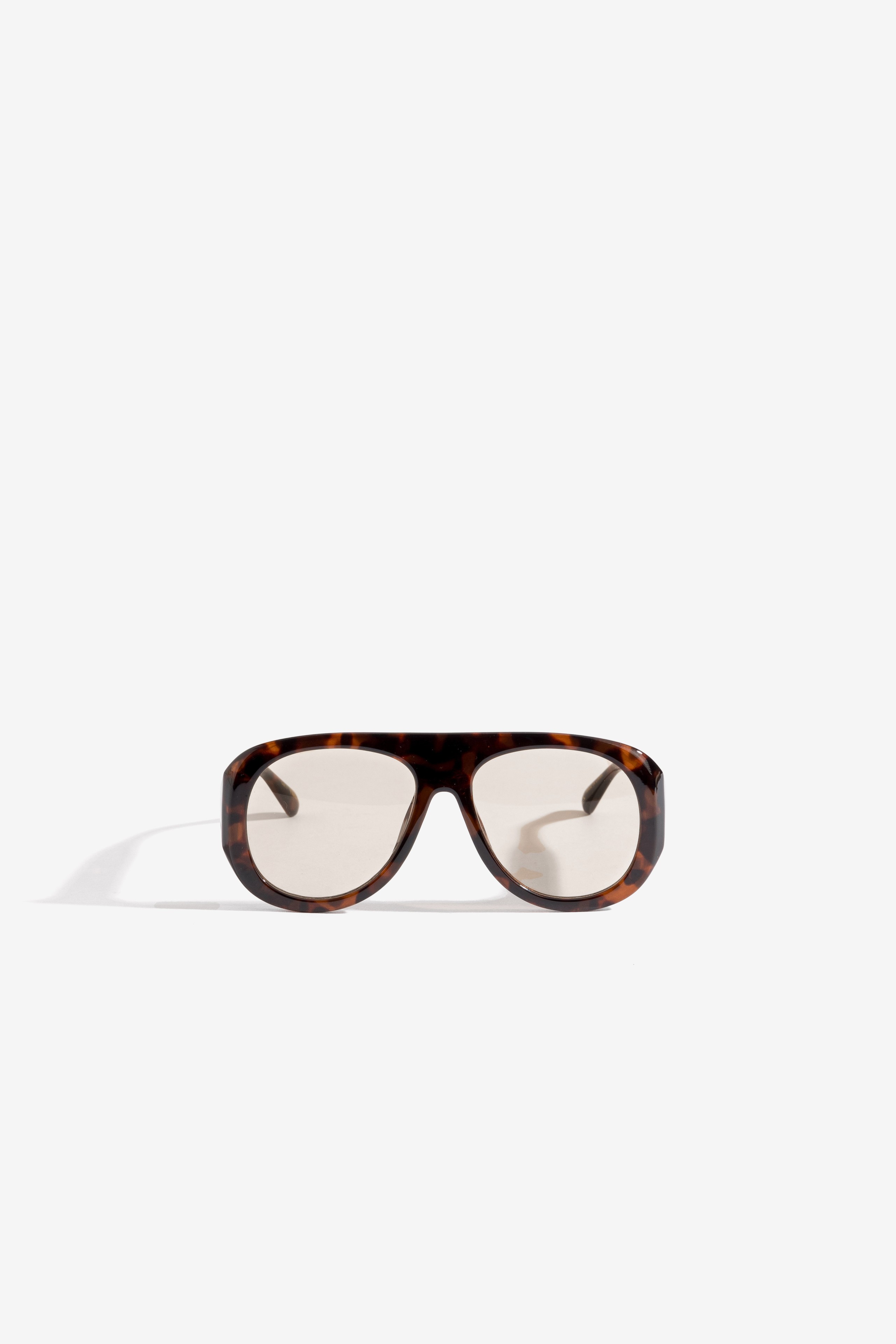 Brown Tortoiseshell Retro Sunglasses