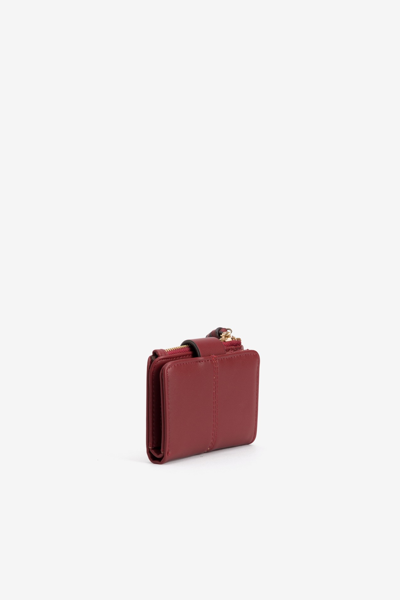 Porta Moedas vermelho compacto
