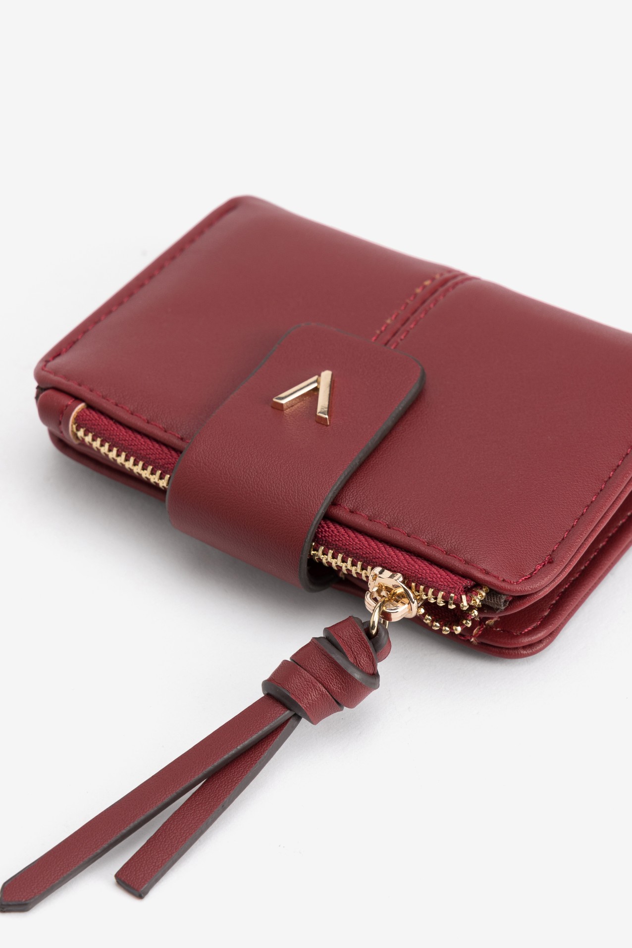 Porta Moedas vermelho compacto