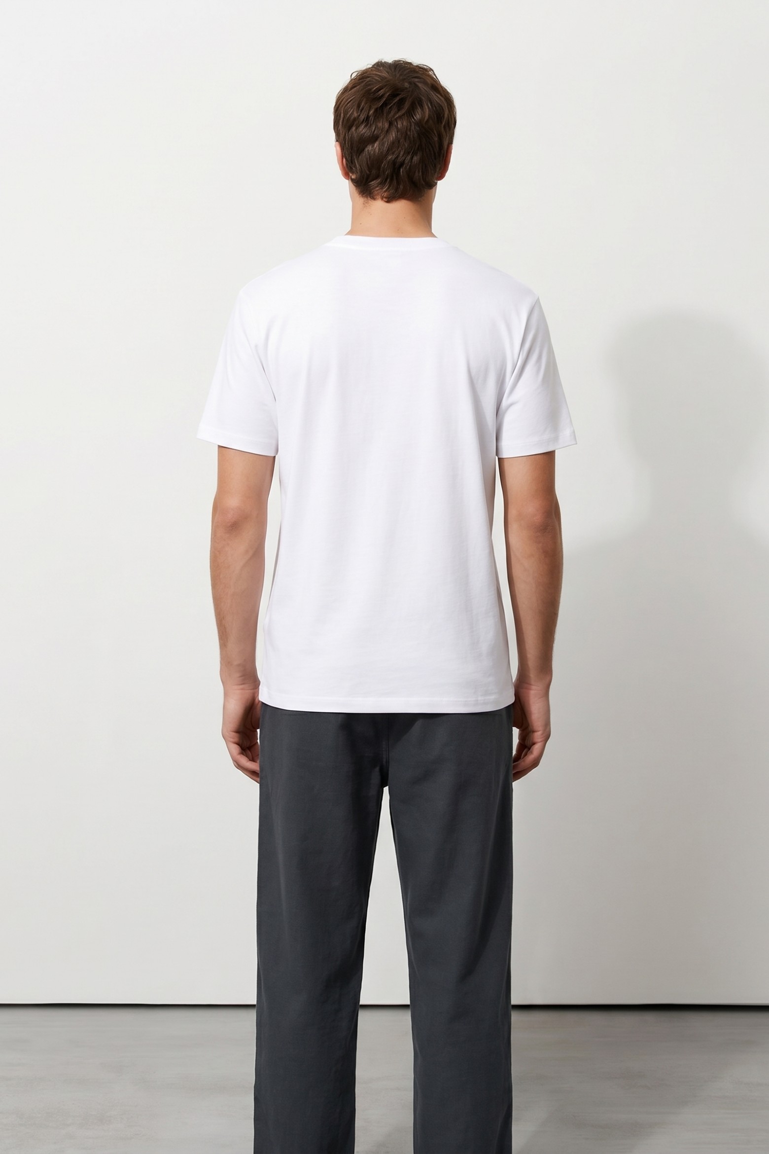 T-shirt branca regular wave