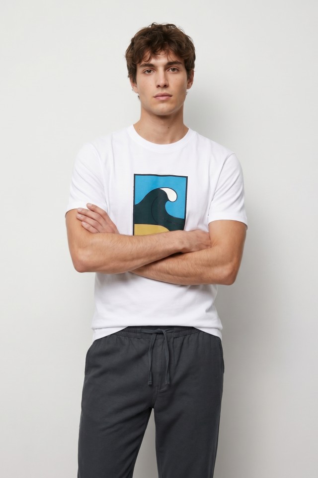 White Regular Fit T-Shirt