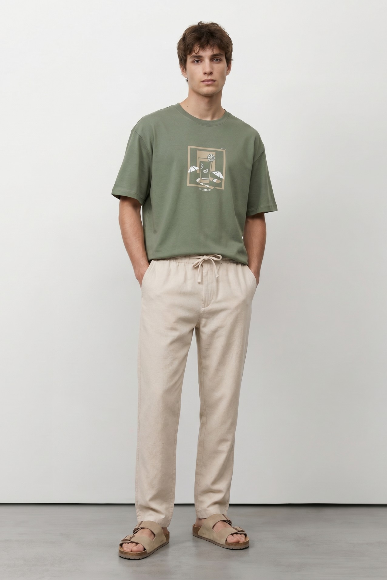 Green Regular Fit T-shirt