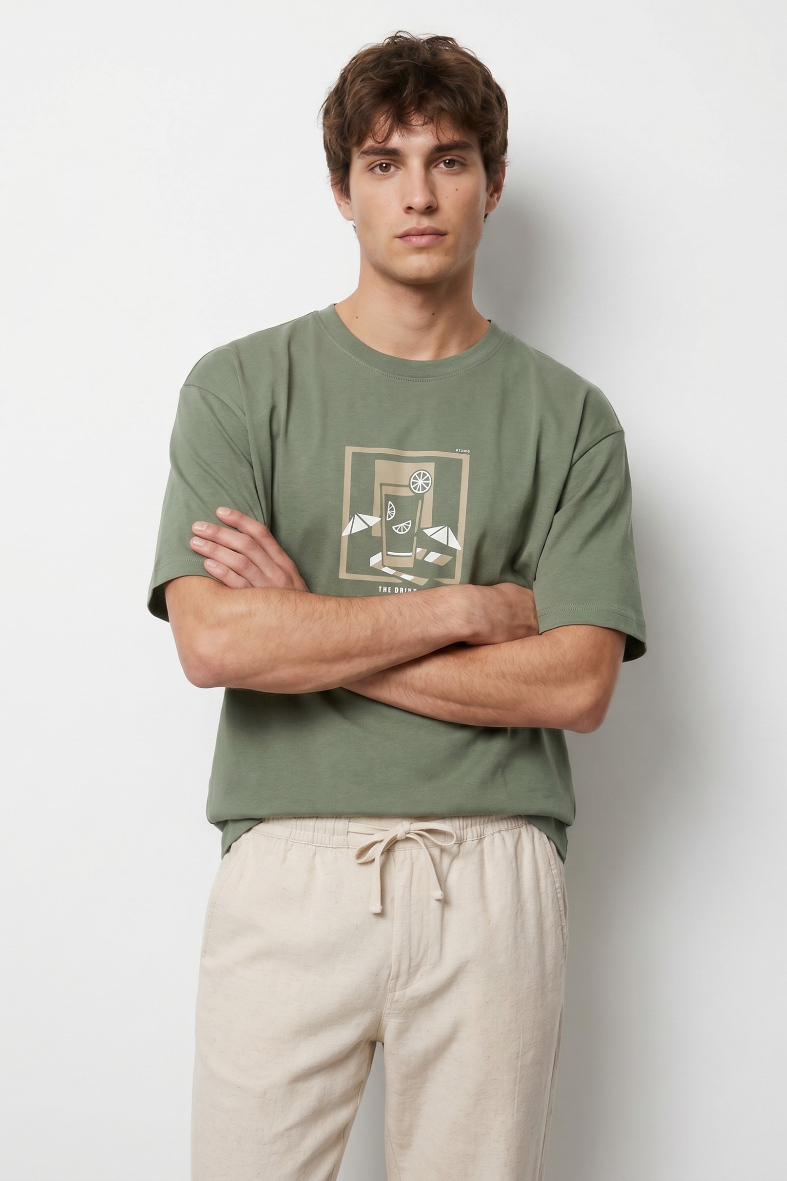 Green Regular Fit T-shirt