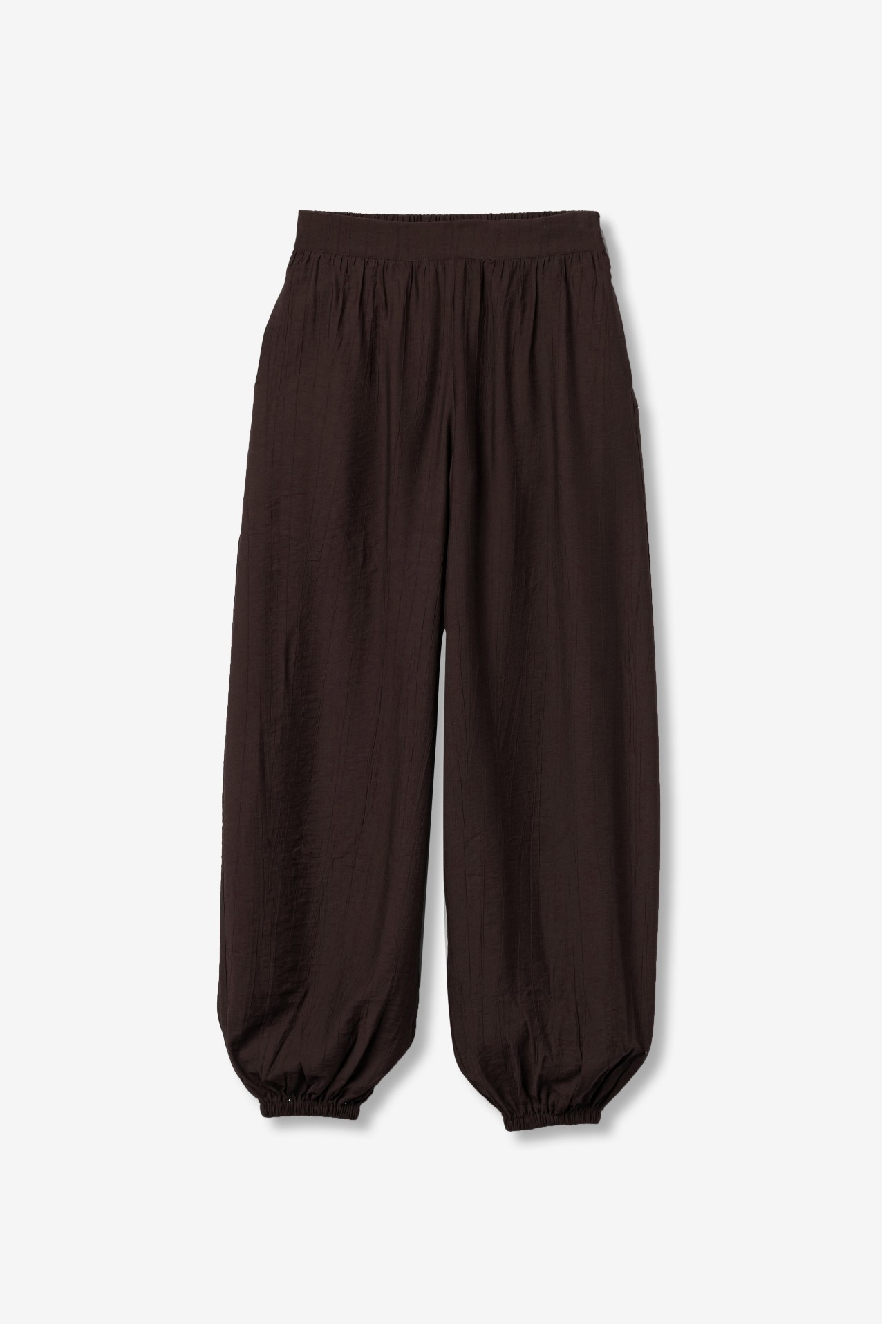 Brown Balloon Fit Pants