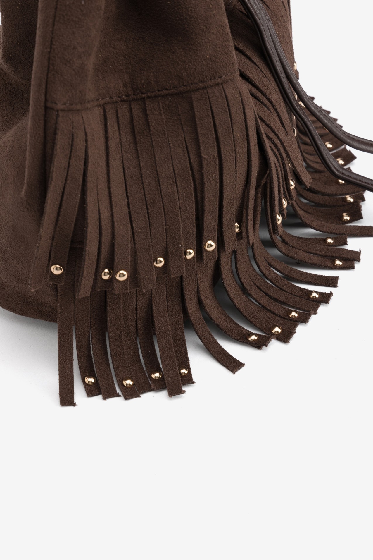 Brown Fringe Shoulder Bag
