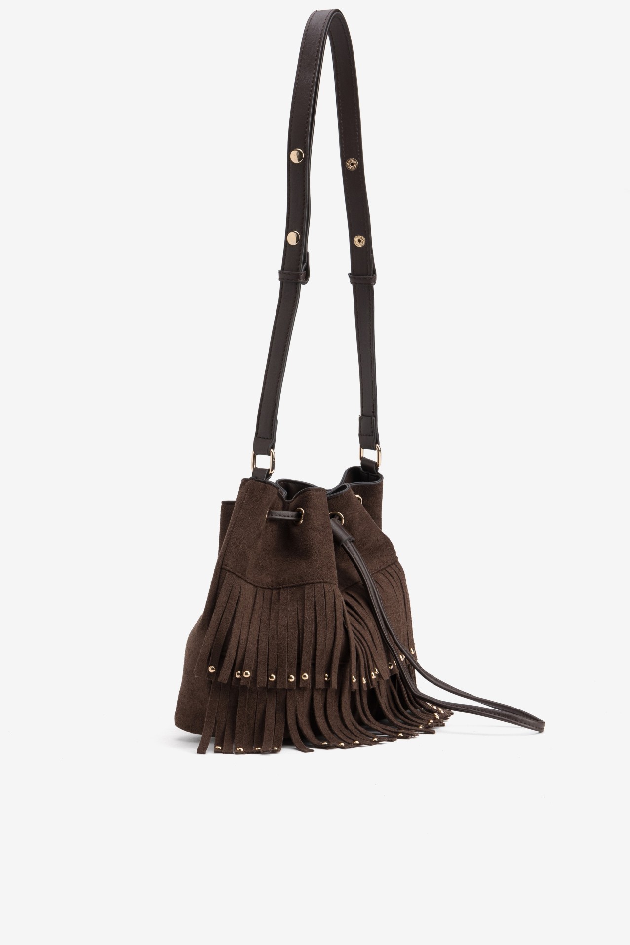 Brown Fringe Shoulder Bag