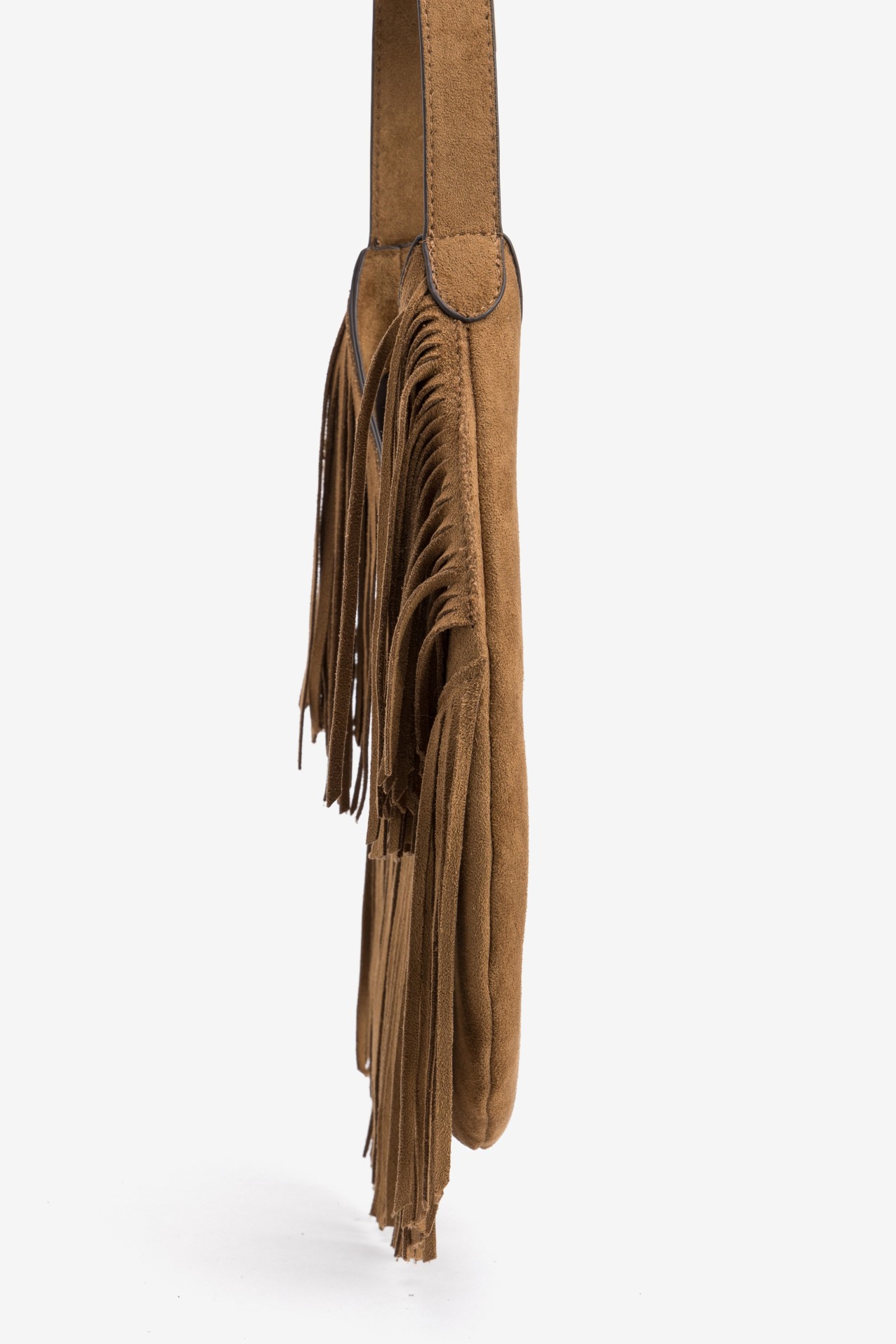 Brown Boho Fringed Bag