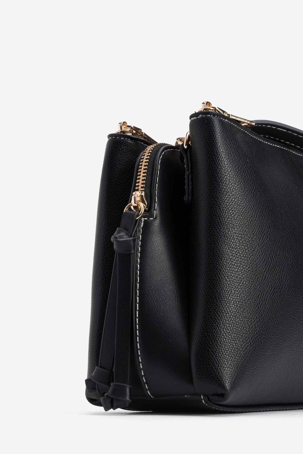 Black Minimal Crossbody Wallet